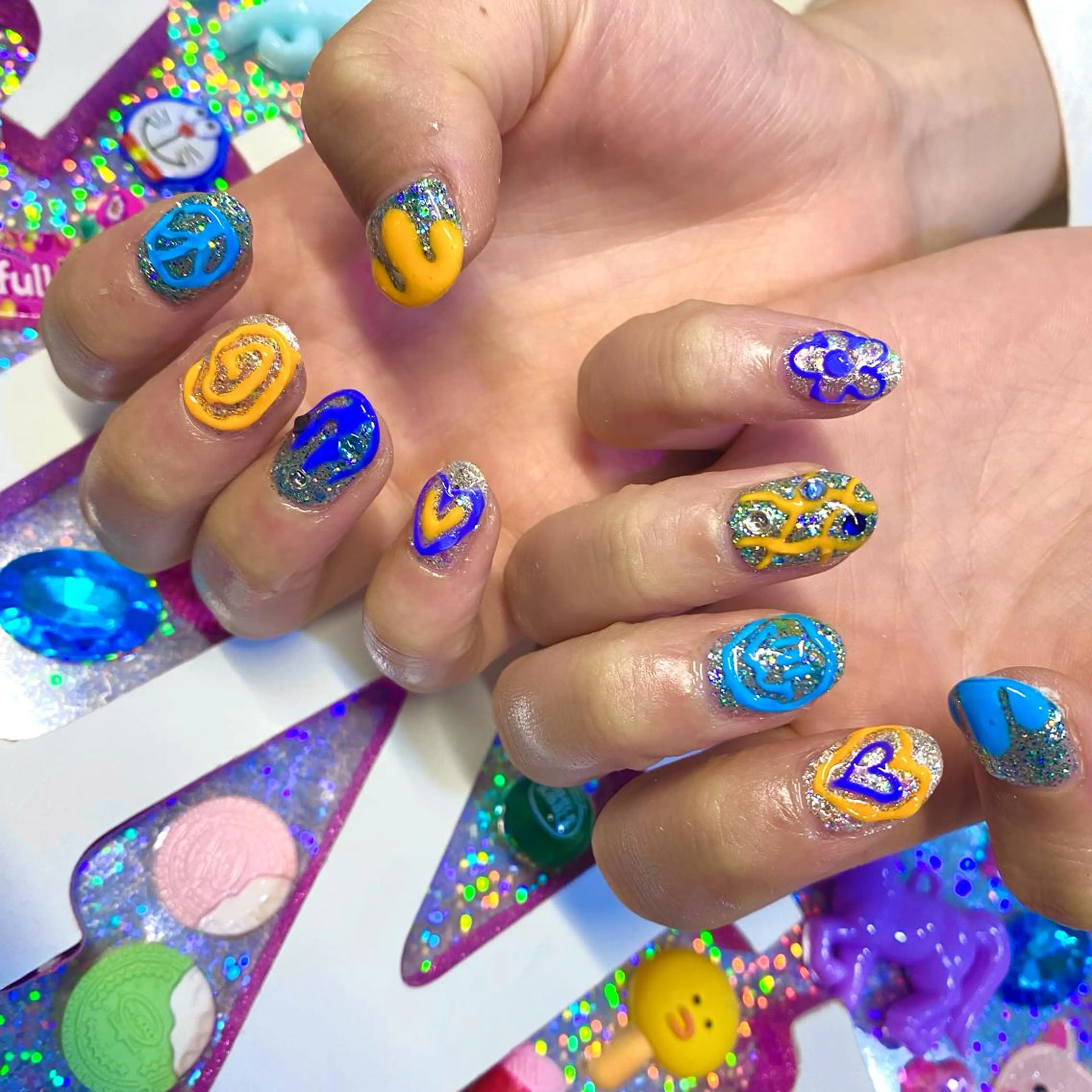 ネイル アートネイル クリアネイル ジェルネイル ニュアンスネイル オフィスネイル 8appy YUKITIN.Bのネイルデザイン