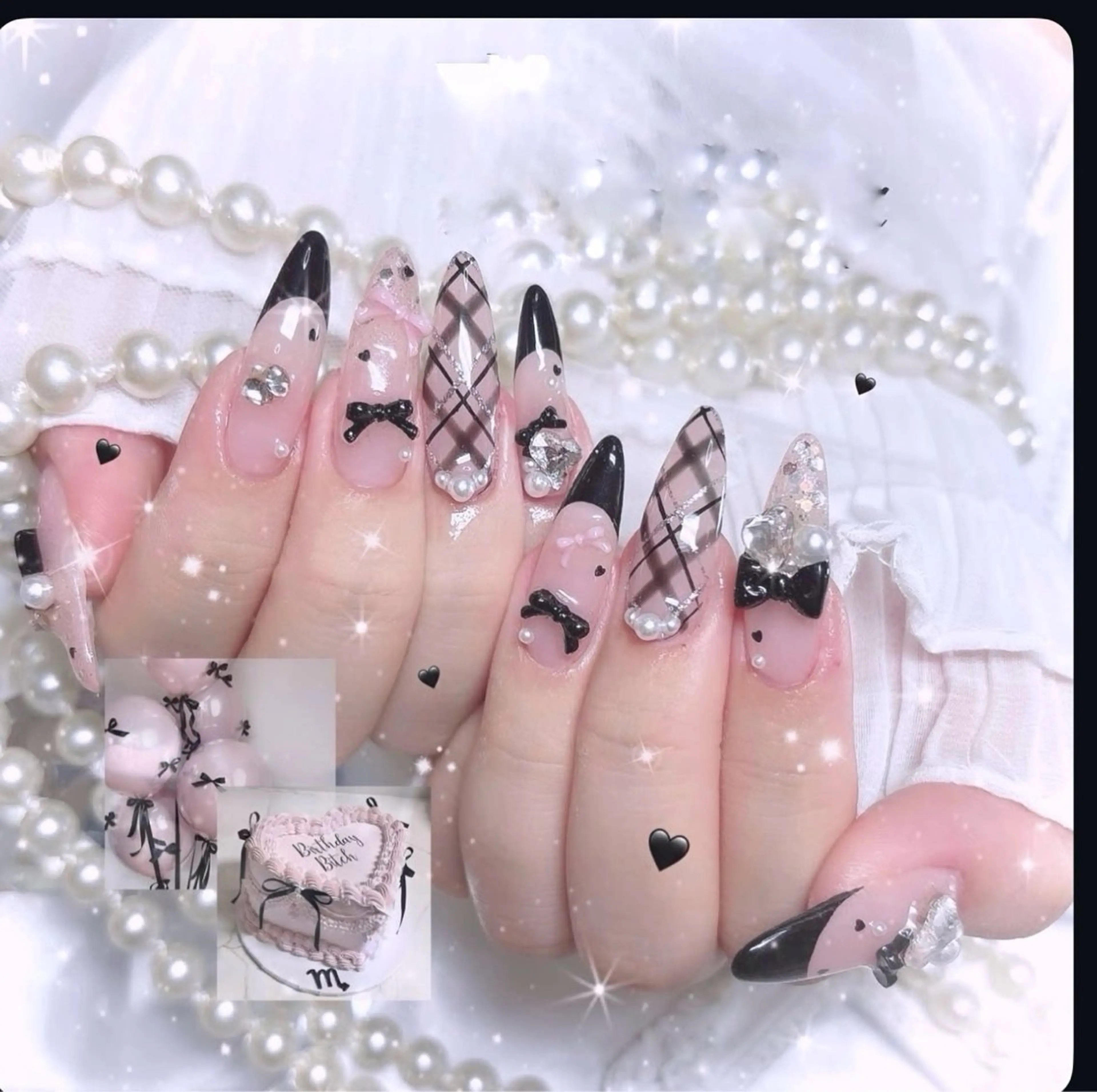 ネイル 長さ出し ネイルチップ ハンドネイル ダン チャンのネイルデザイン