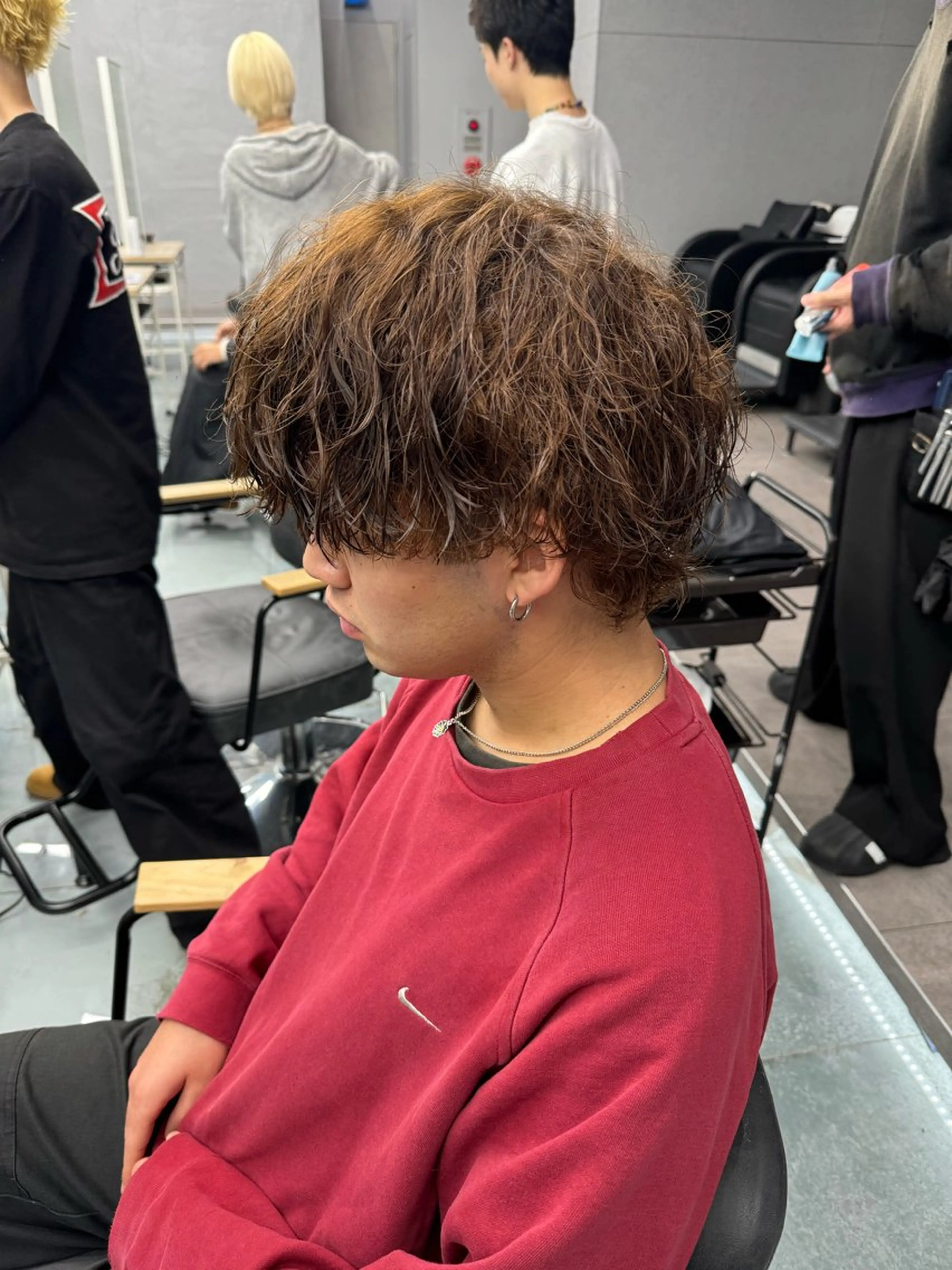 ショート パーマ メンズ カット パーマ men's/perm colorDaijuのヘアスタイル