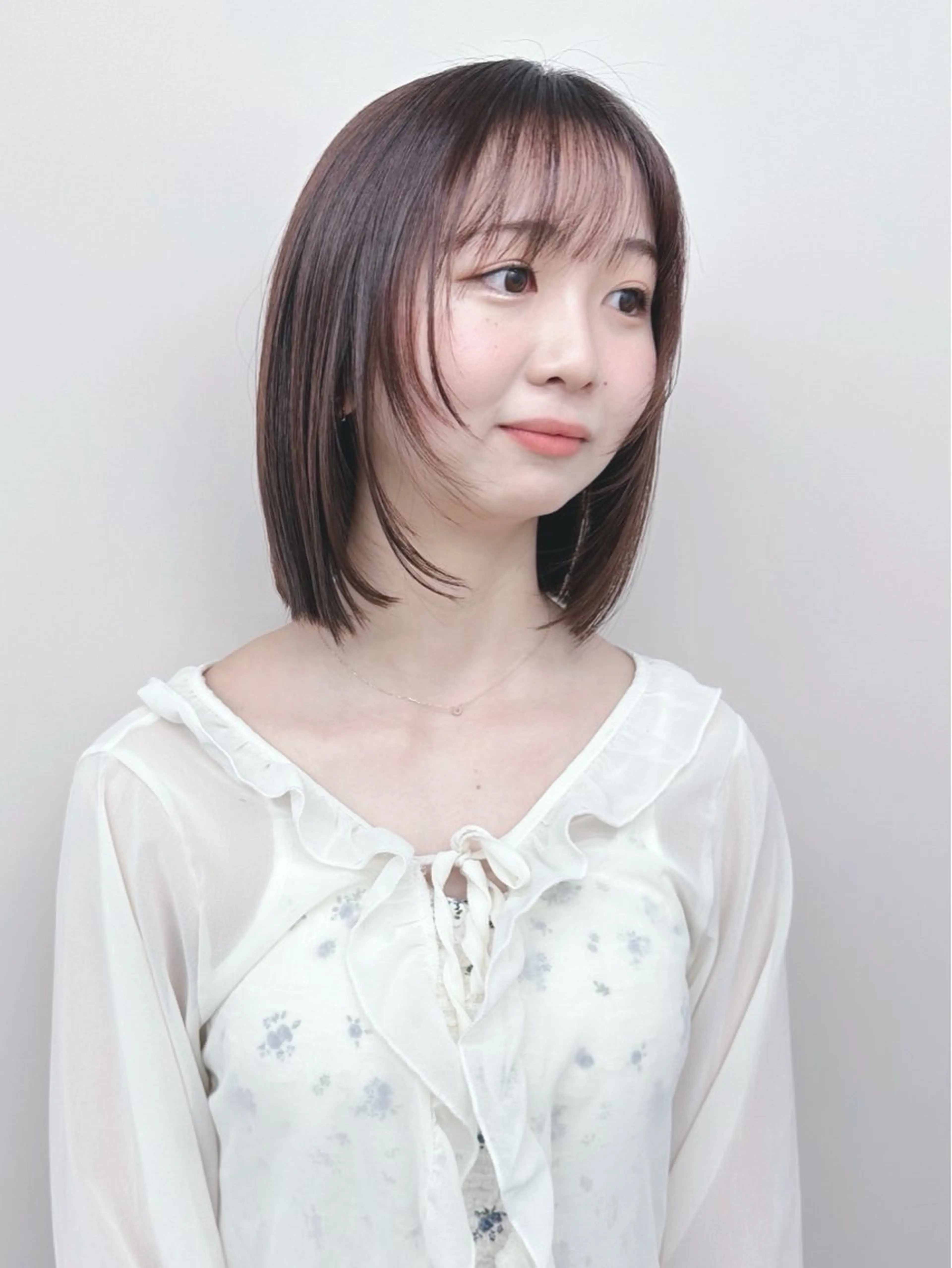 ショート とうい/パーマボブ/ くせ毛/丸みボブのヘアスタイル