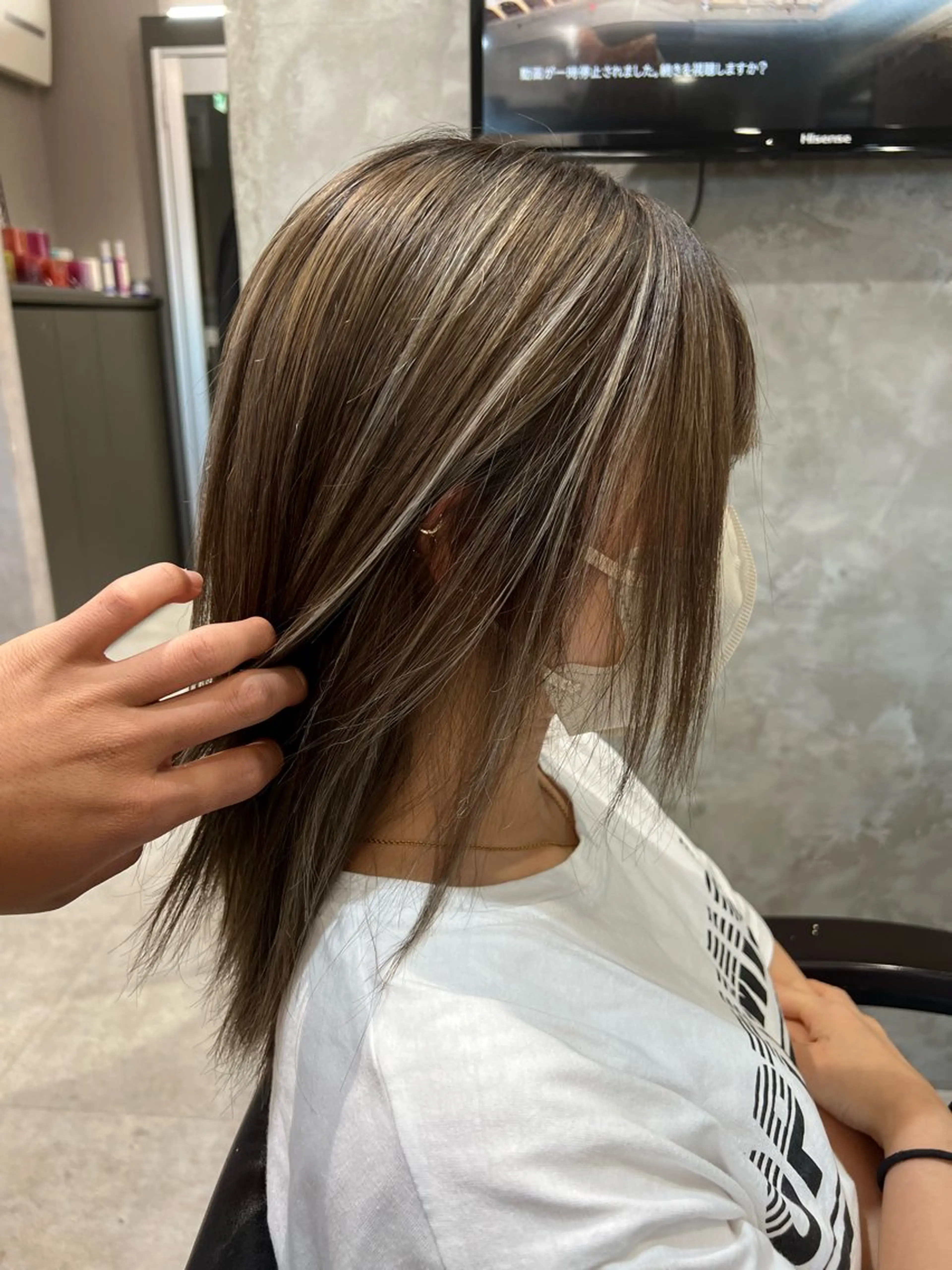 ショート ヘアカラー 山下 光太郎のヘアスタイル