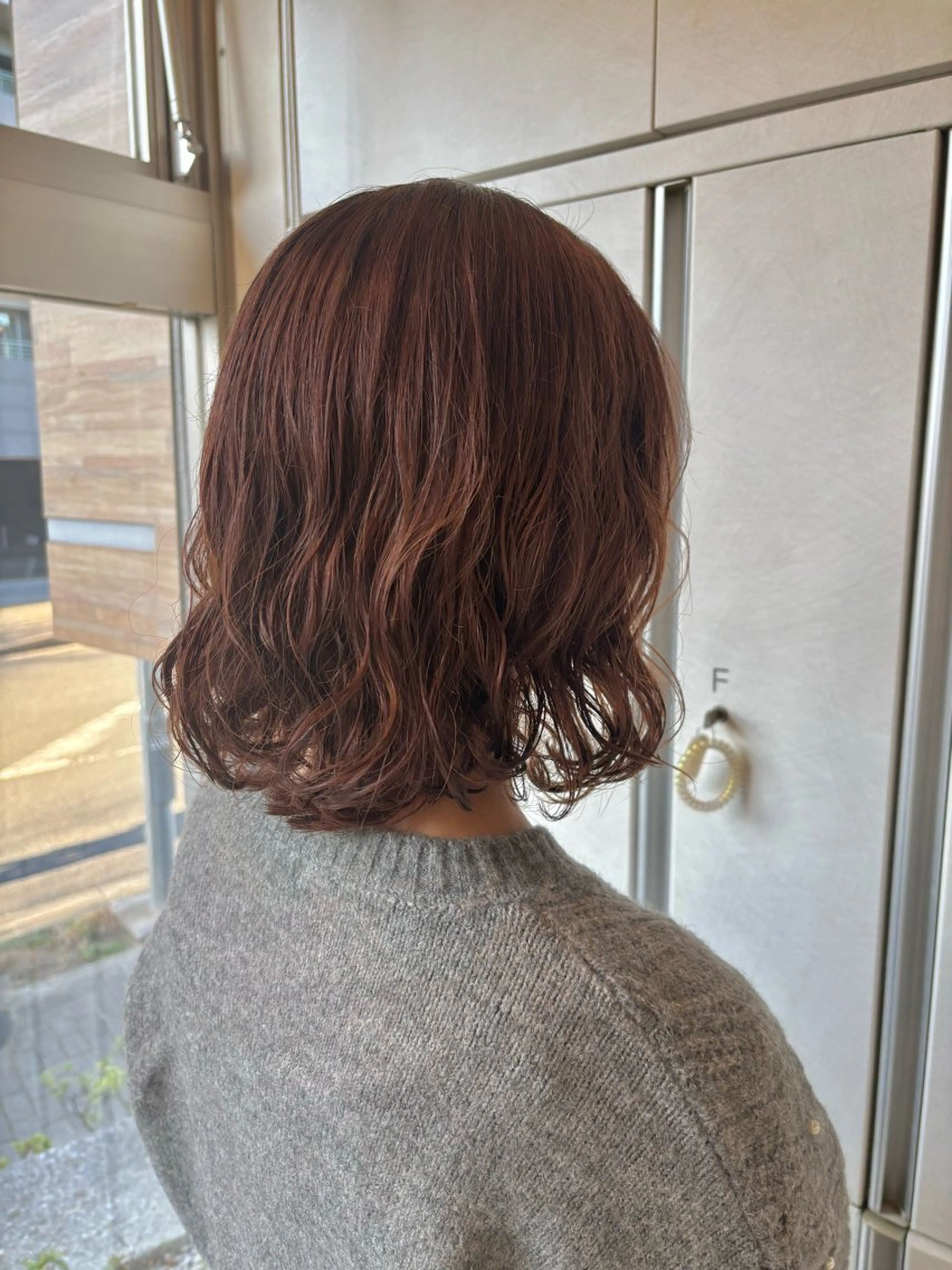 ミディアム パーマ カット パーマ トリートメント ボブ/レイヤー/暖色 カラー/dai🌿のヘアスタイル