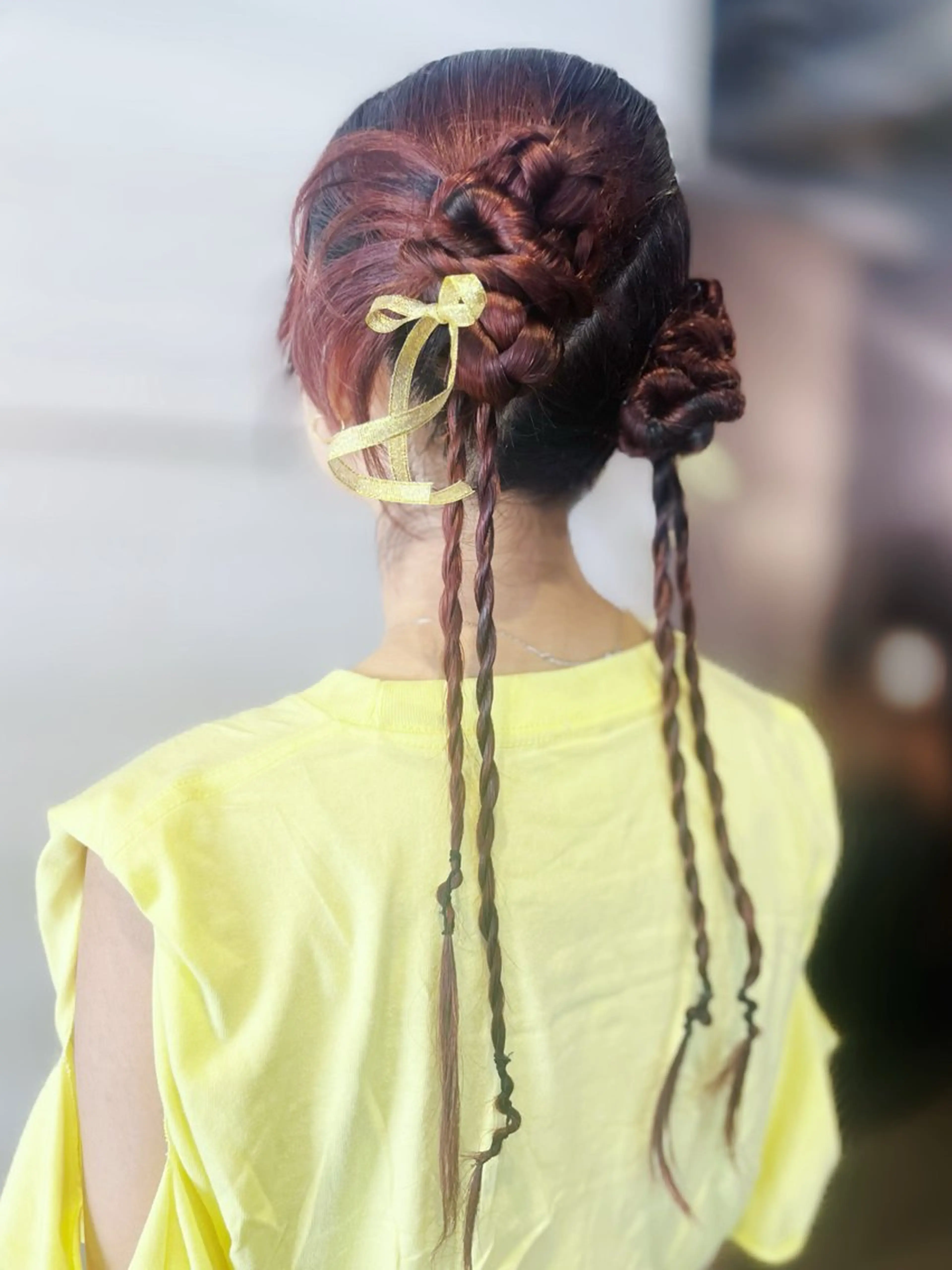 クリエイティブヘアセットの写真