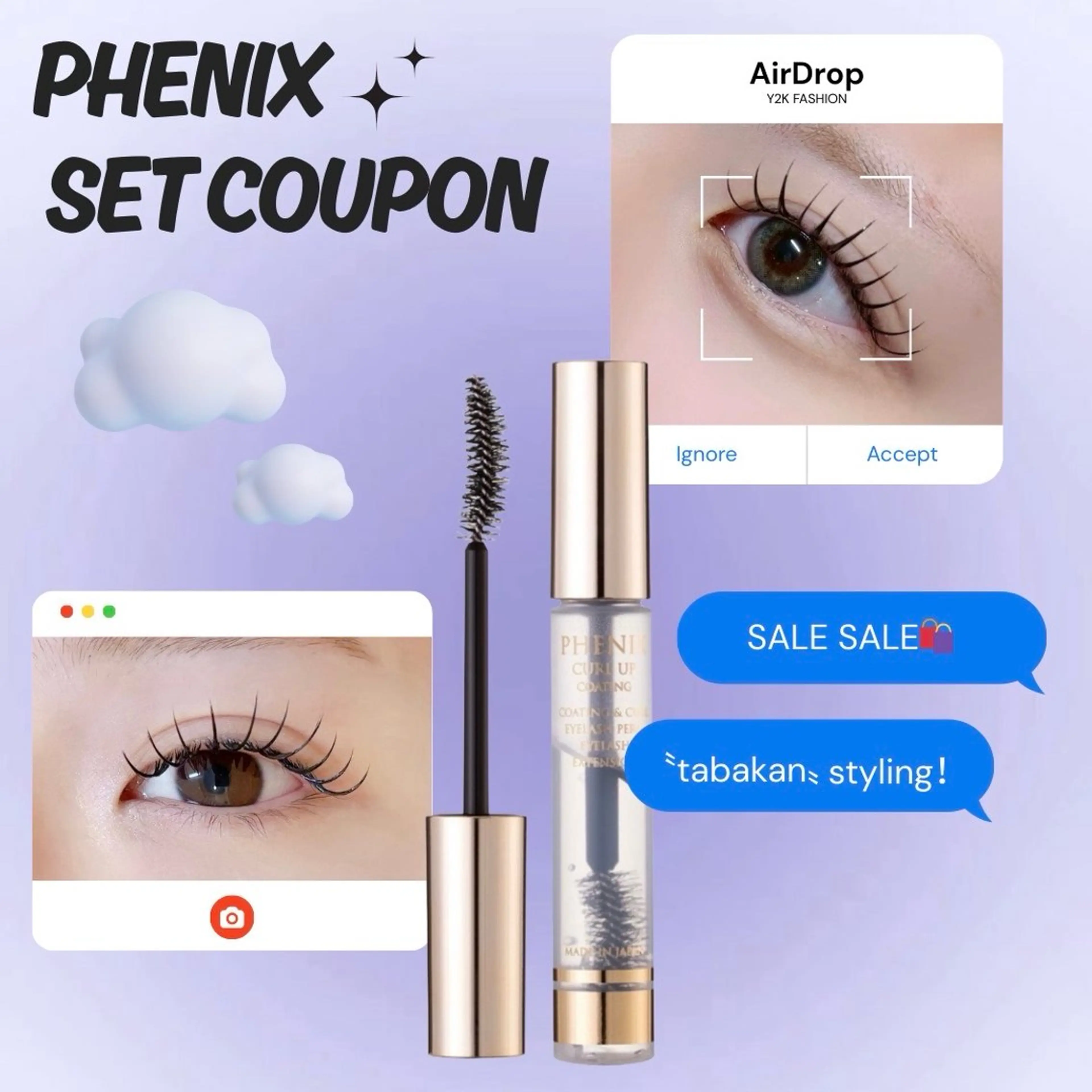 【🎁束感コーティング剤1本プレゼント🎁】🉐40%オフ⟡⌇フラットラッシュ120本➕アイパック➕コーティング仕上げの写真