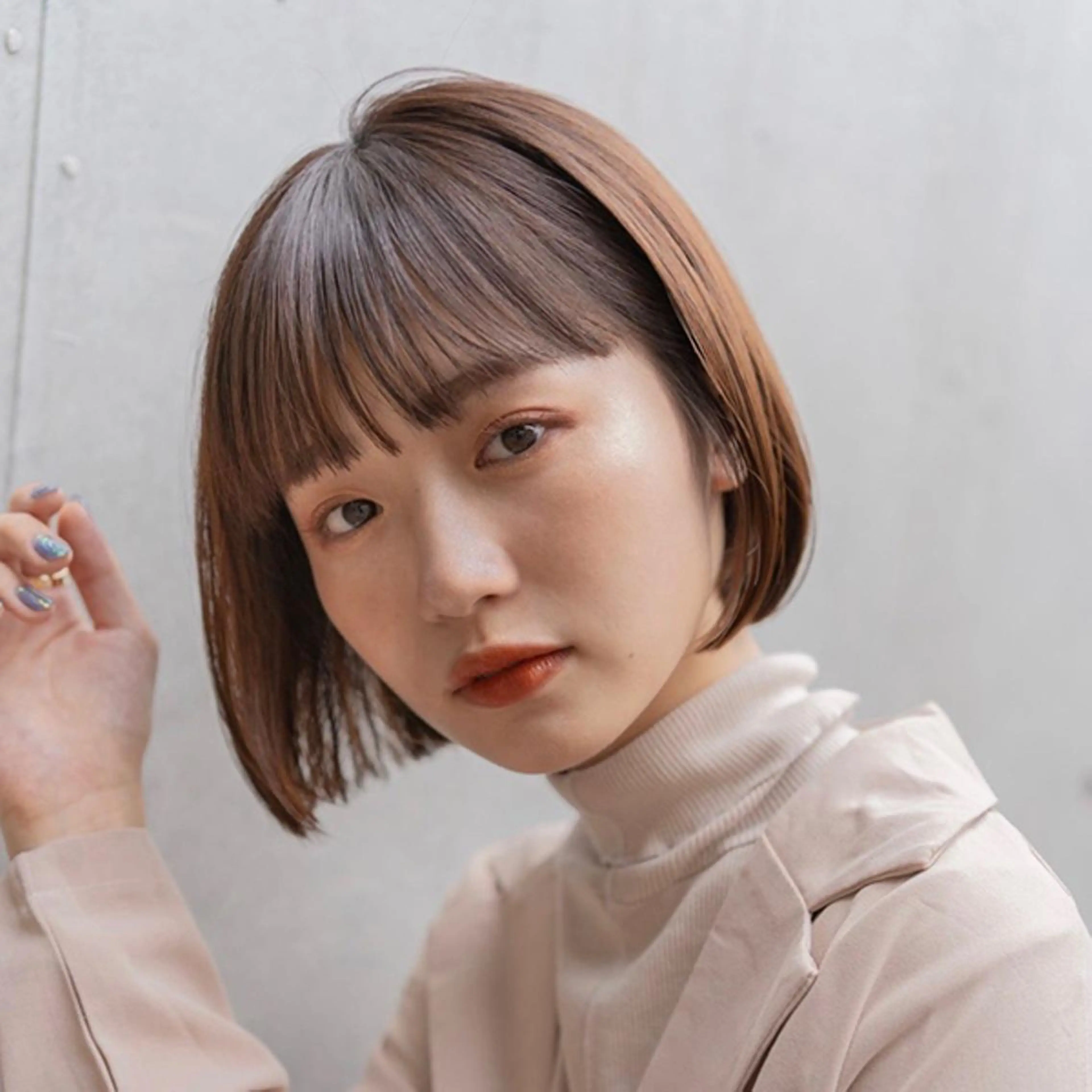 ショート パーマ 田川 弥空のヘアスタイル