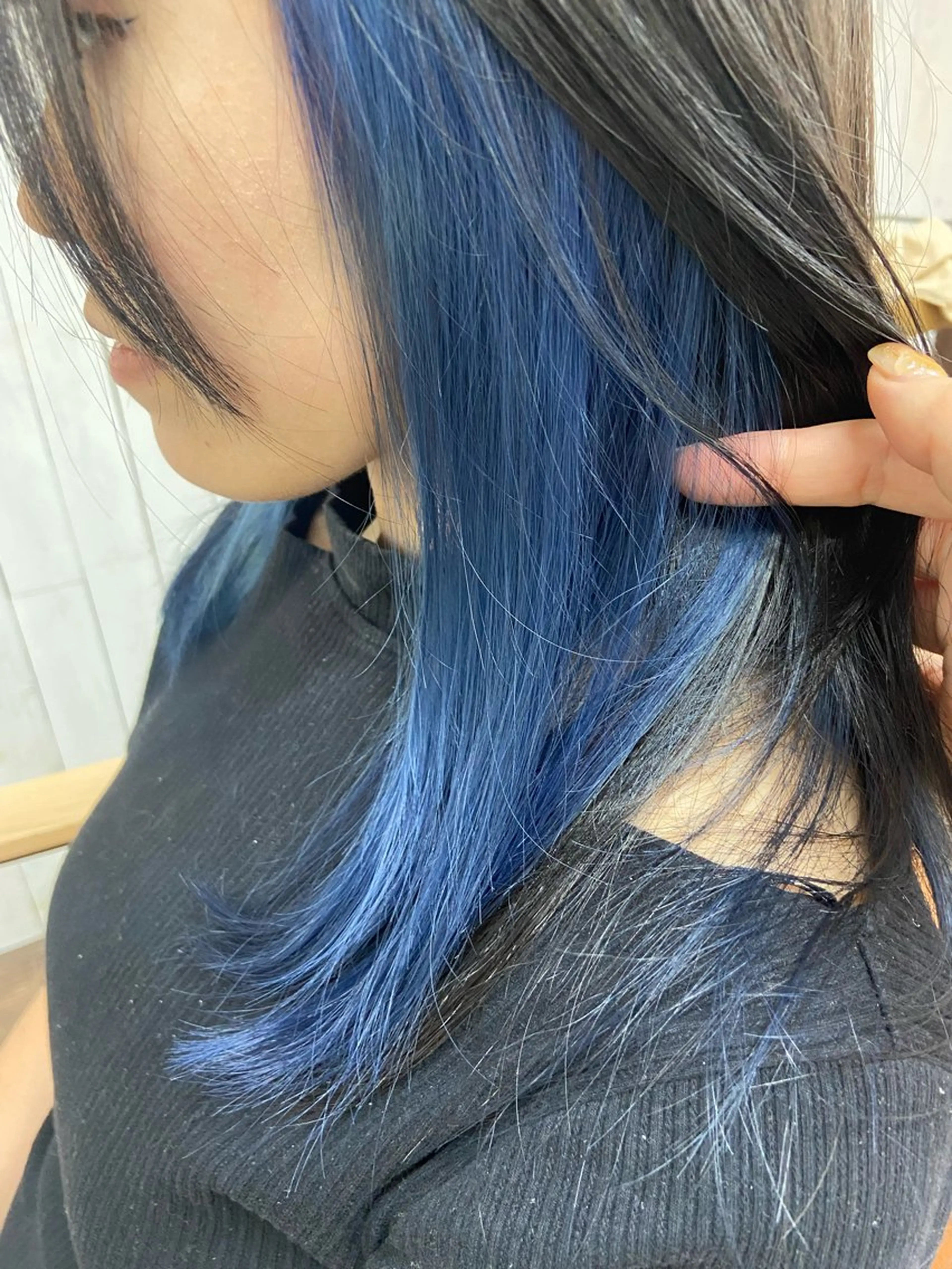 インナーカラー＋全体カラーの写真
