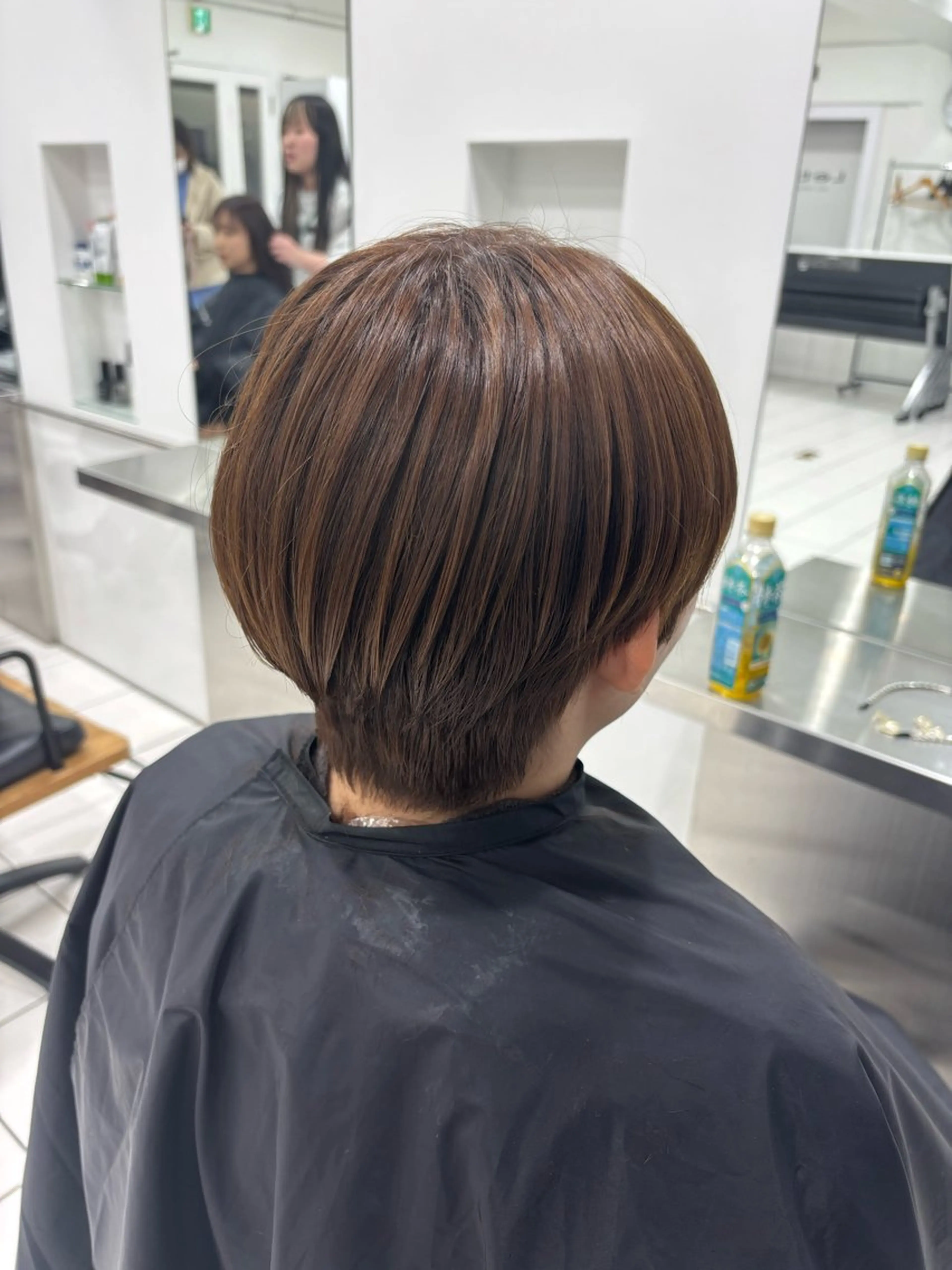 ショート カラー little錦糸町所属・透明感カラー🫧/ Tomy🌙のヘアスタイル