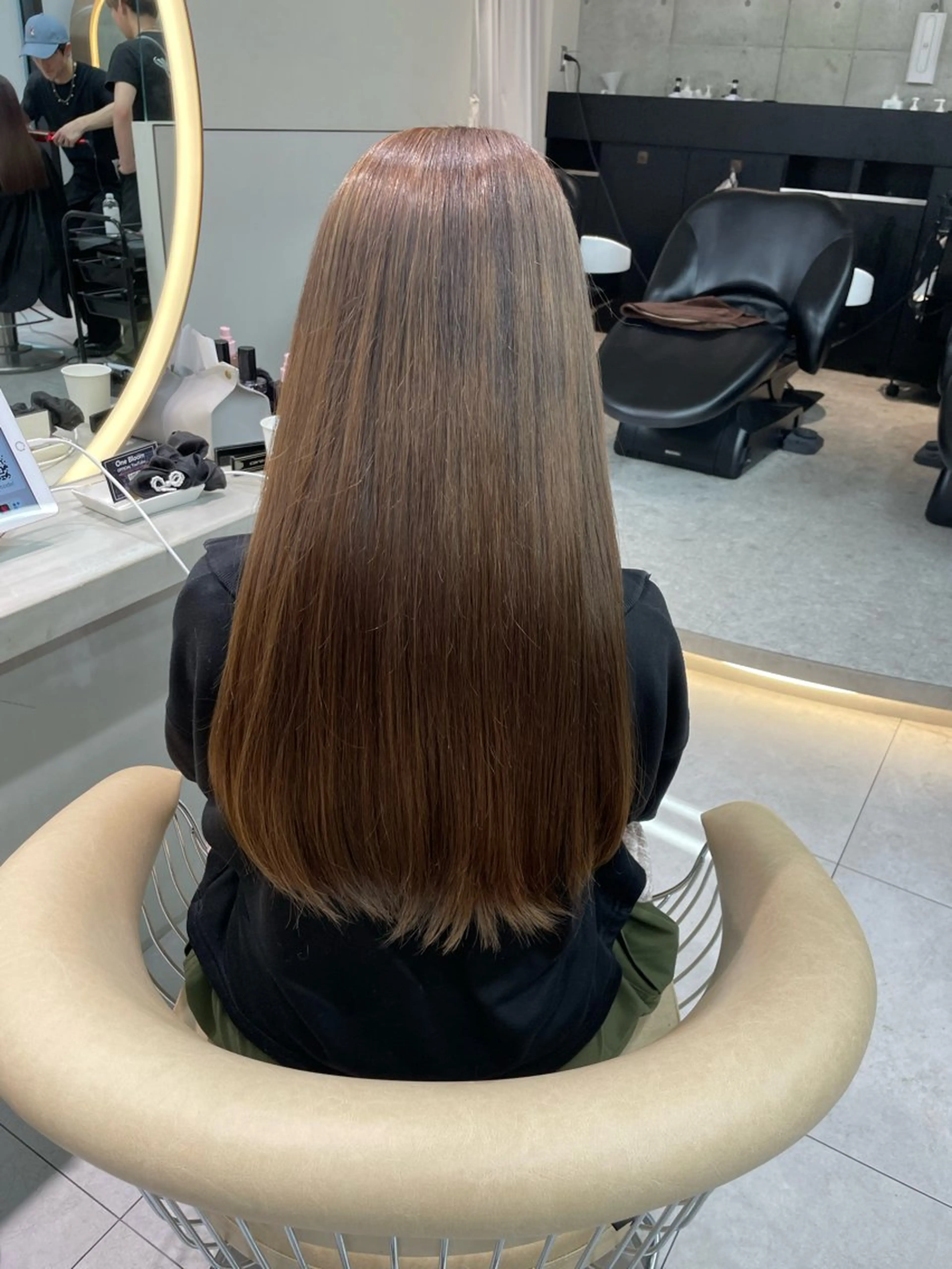 カラー 🫧美髪縮毛矯正🫧 ボブ🎀ひなのヘアスタイル
