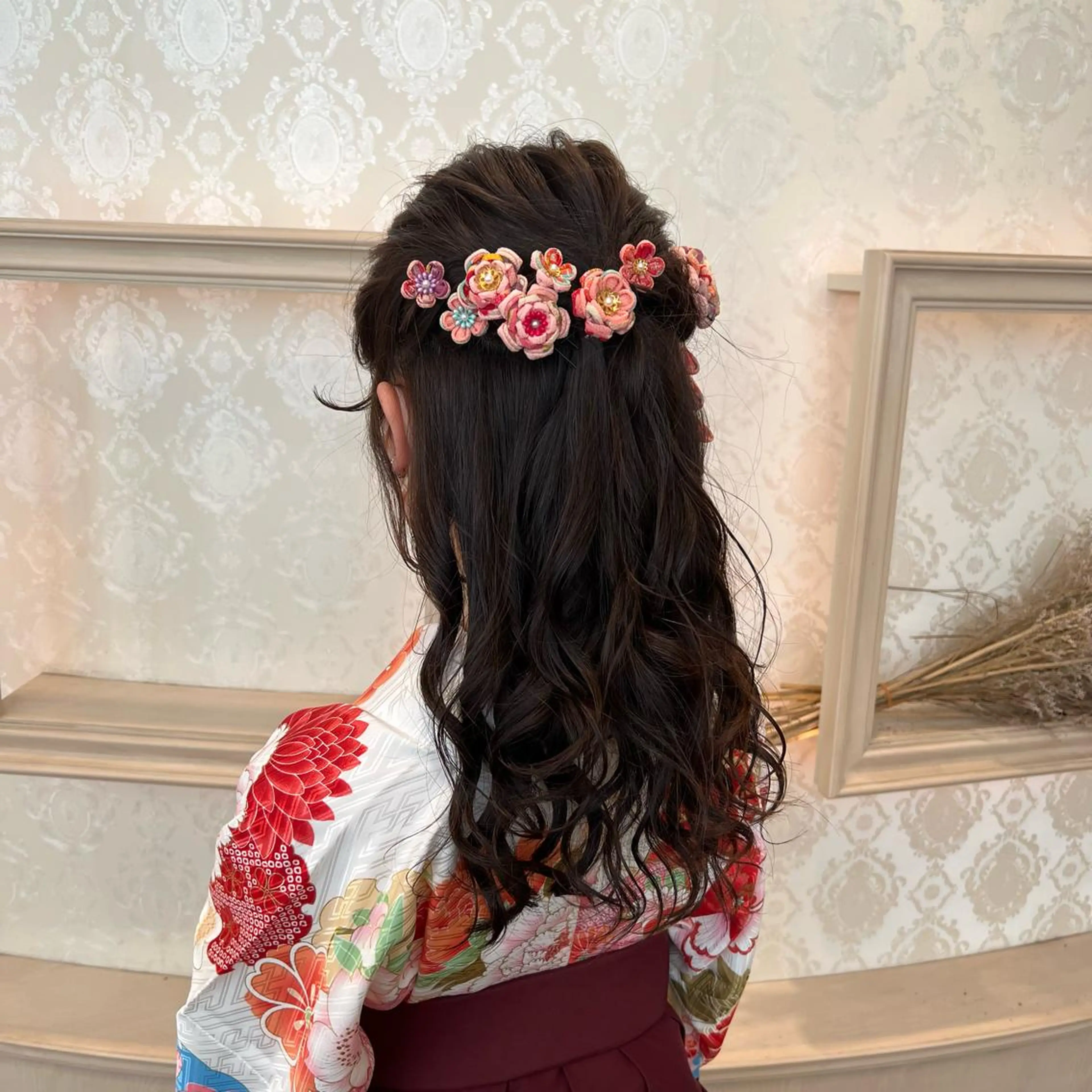 ヘアアレンジ 卒業式のヘアスタイル SALOWIN川崎WEST店所属・🌷川崎/アレンジ/ 暖色ボブ/コトネ🌷のヘアスタイル
