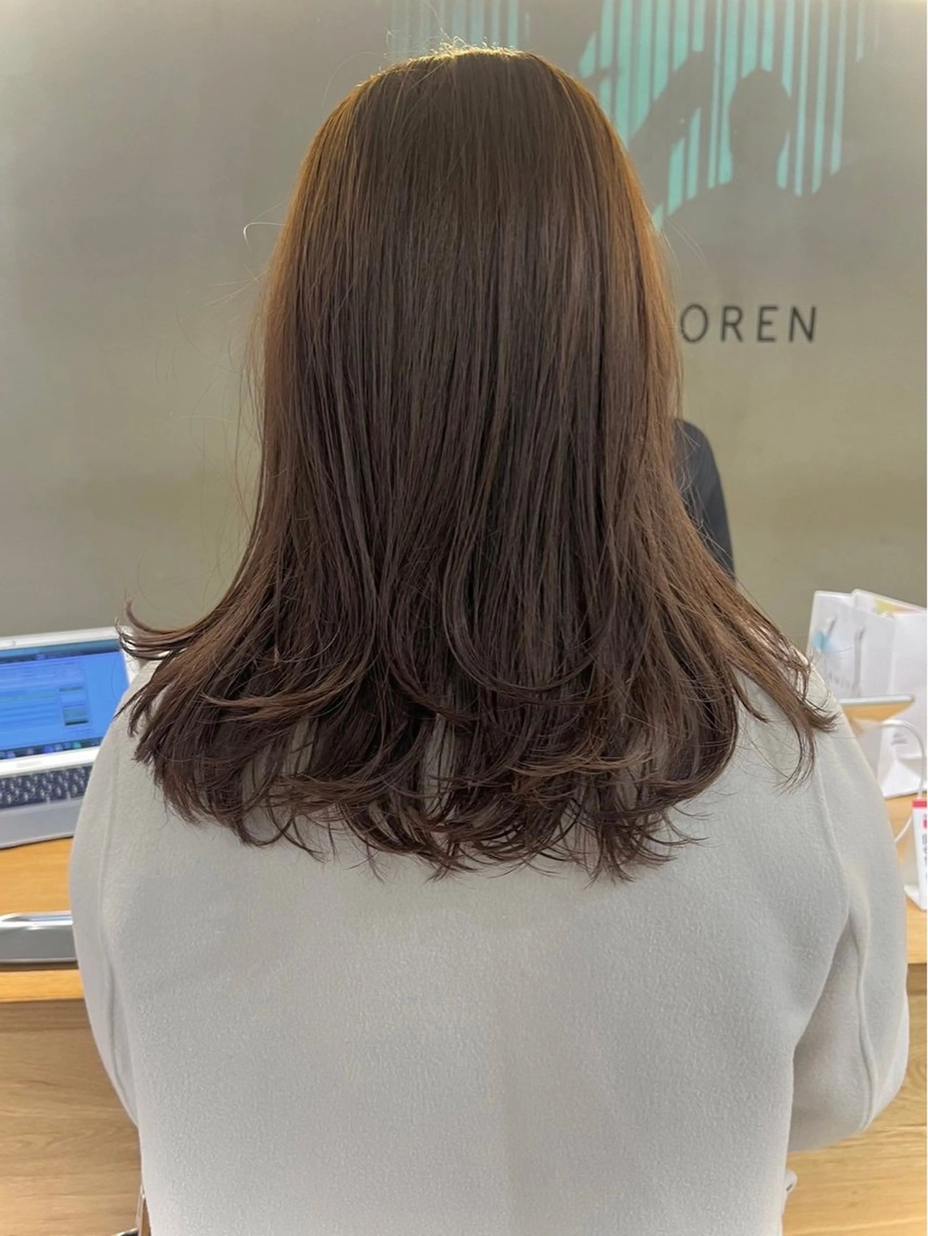 ロング レイヤーカット ハイトーン大好き 美容師🕊️aiのヘアスタイル