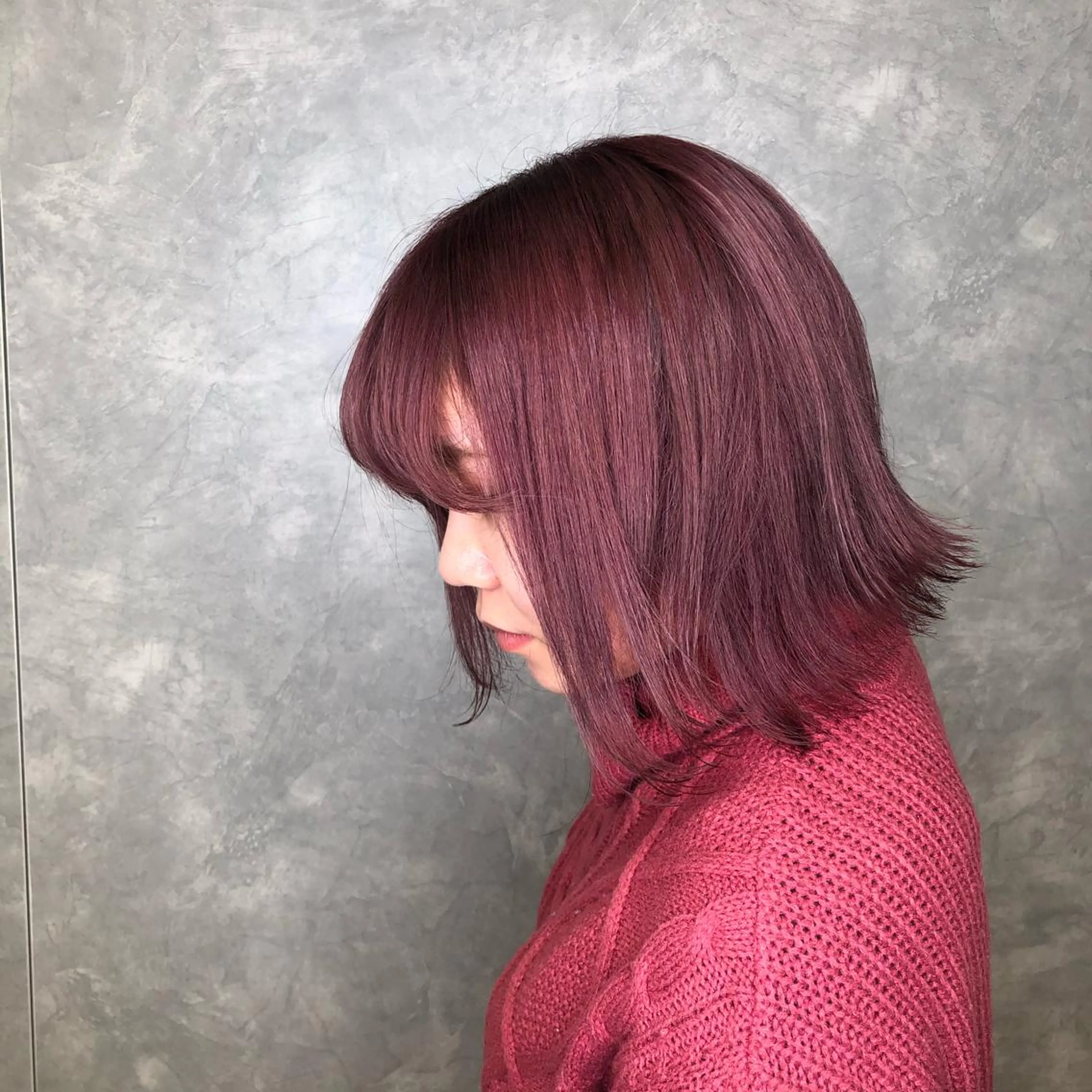 ミディアム カラー ヘアアレンジ 渡辺　亮/ ハイライト/髪質改善のヘアスタイル