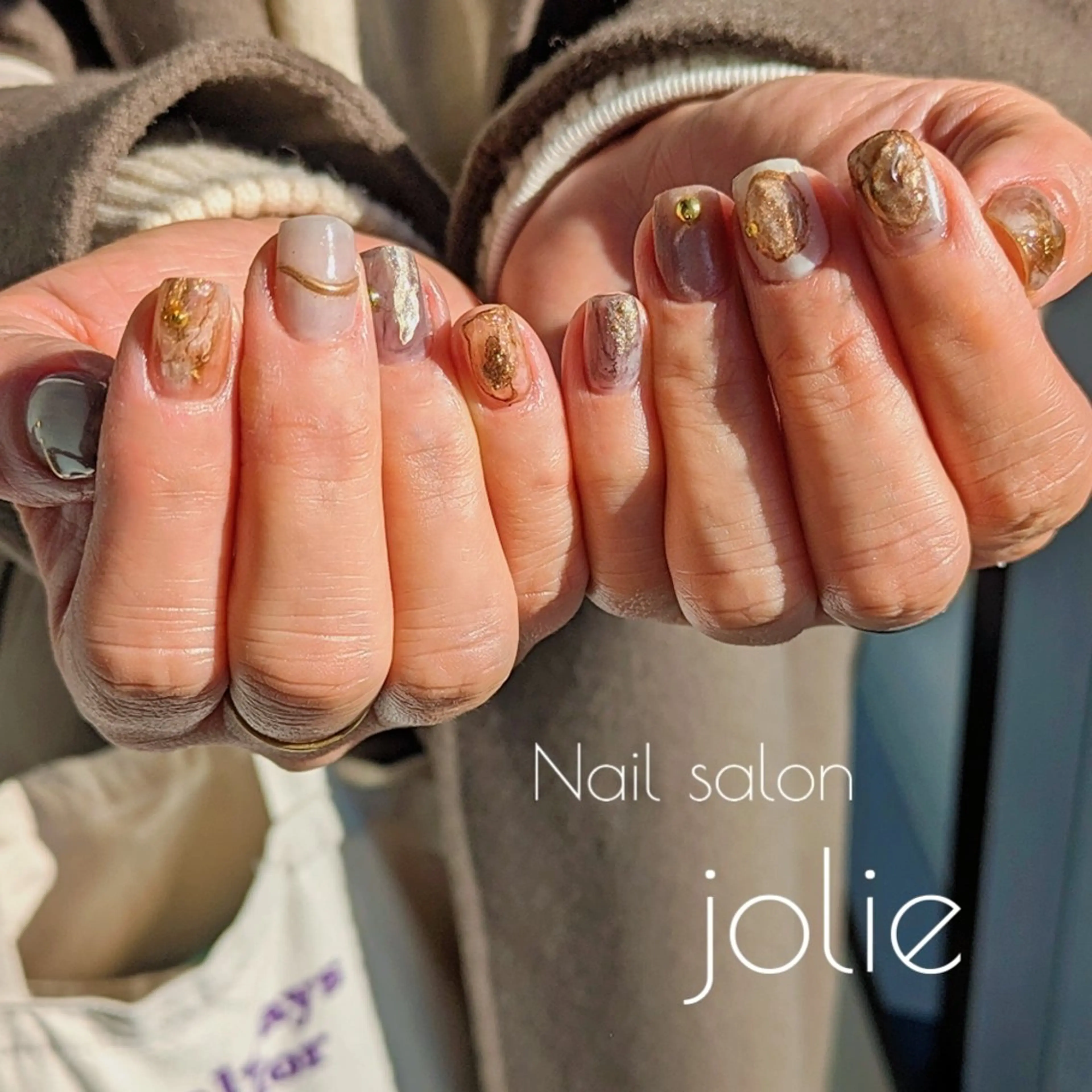 ネイル ニュアンスネイル ハンドネイル jolie  ISIHARAのネイルデザイン