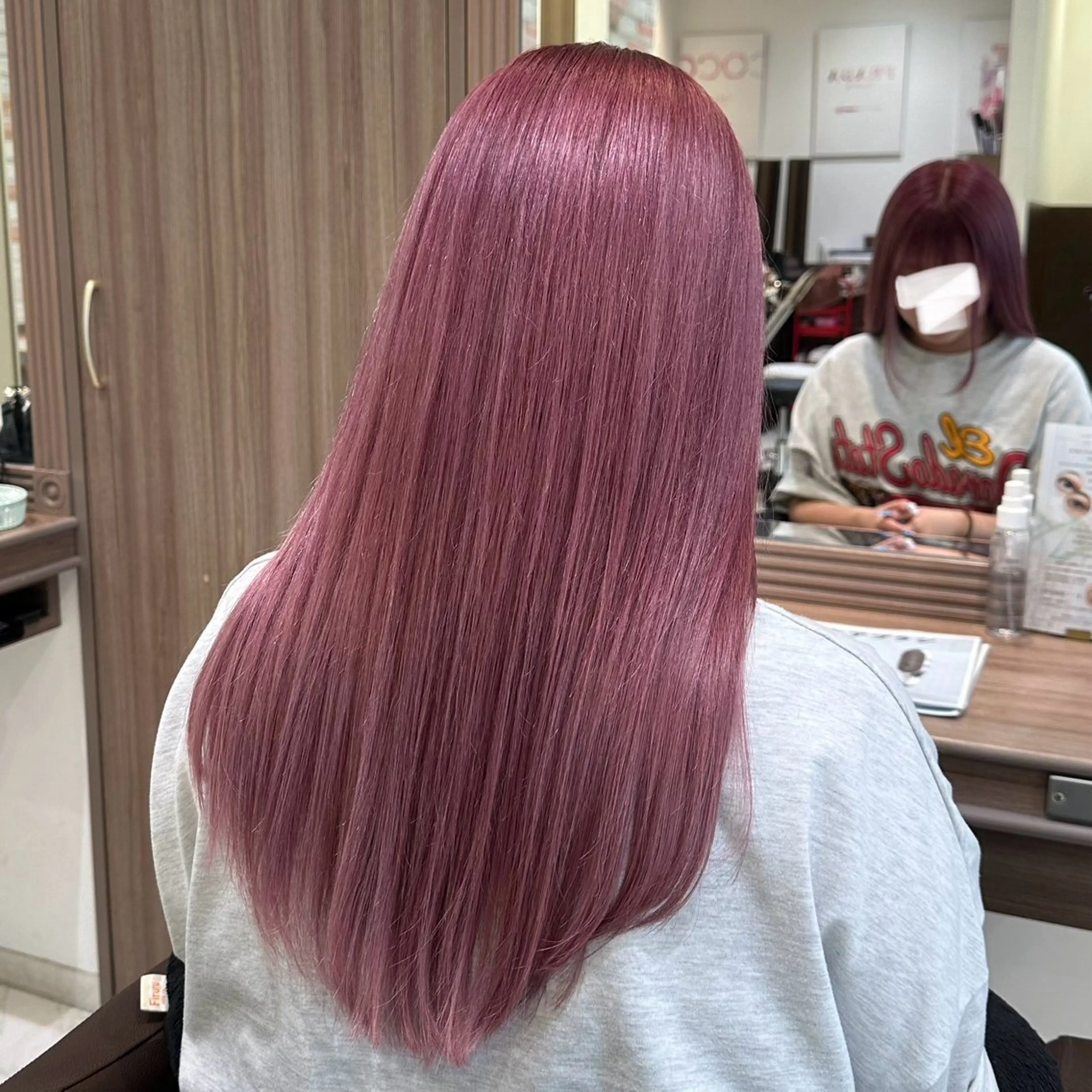 ロング カラー ブリーチ ブリーチなしカラー ヘアカラー 𓍯暖色/韓国風 田中沙羅‎𓍯のヘアスタイル