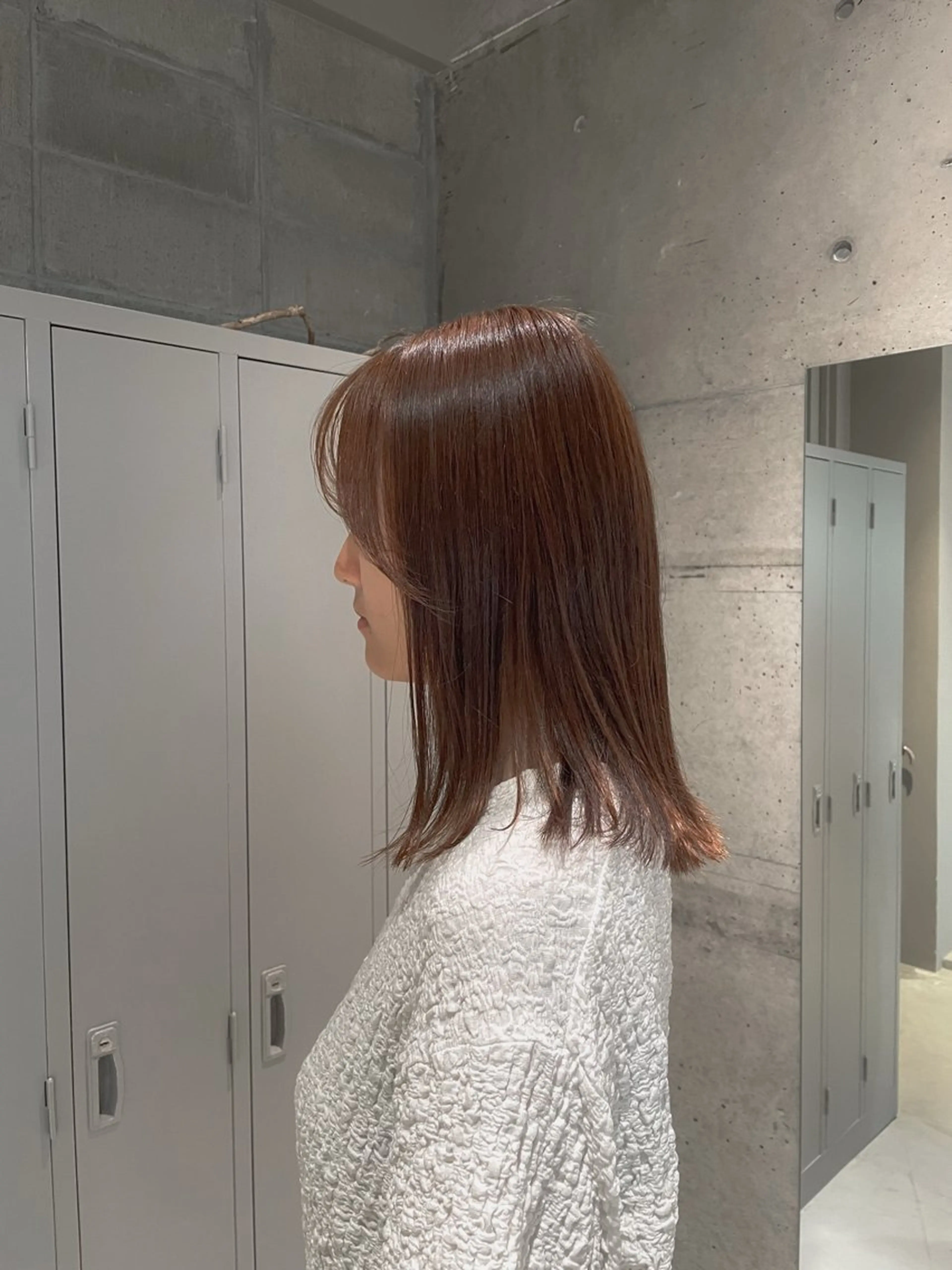 ミディアム ミディアムパーマ カット 縮毛矯正 艶髪推し🌿🫧 yukakoのヘアスタイル