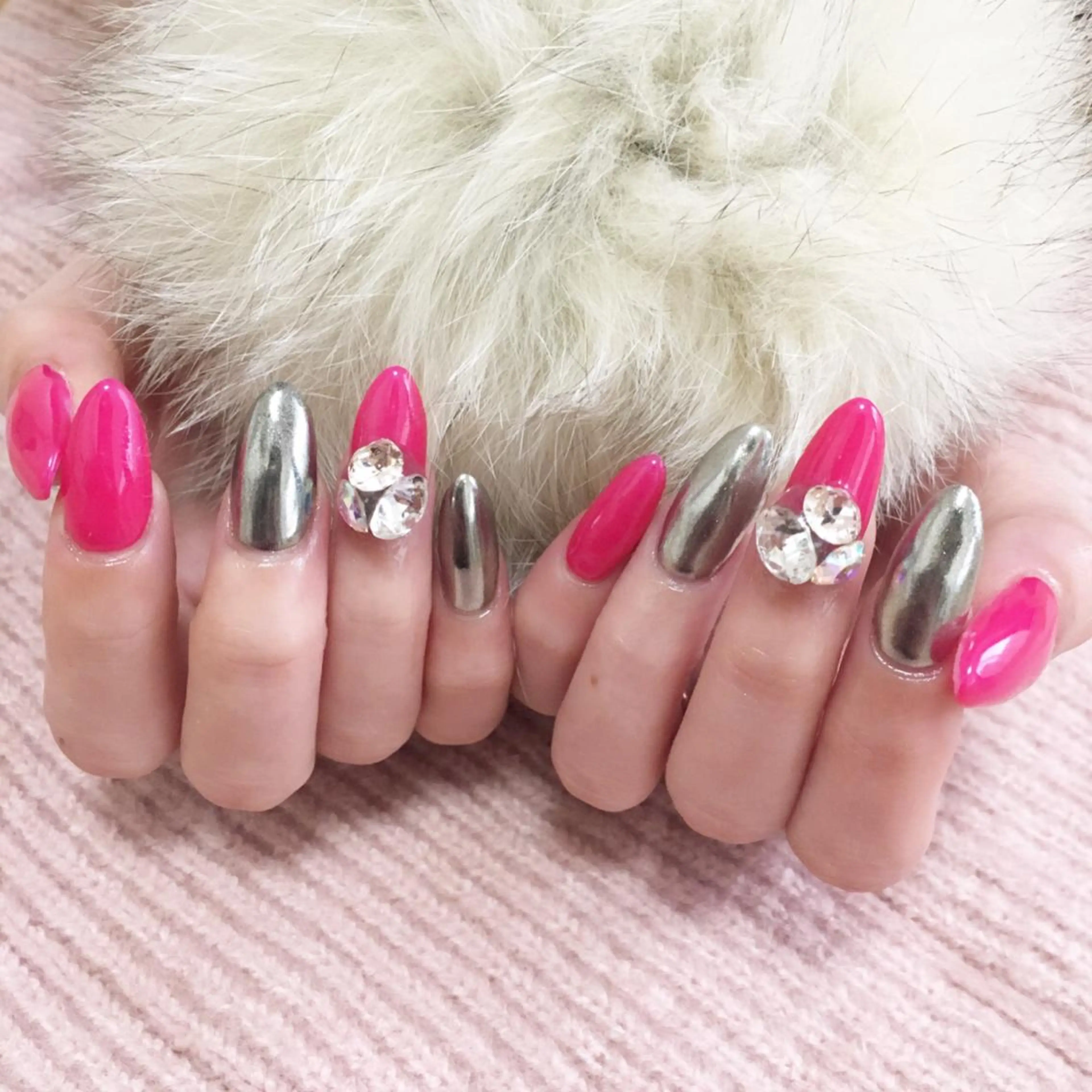 ネイル ミラーネイル SHINE NAILのネイルデザイン