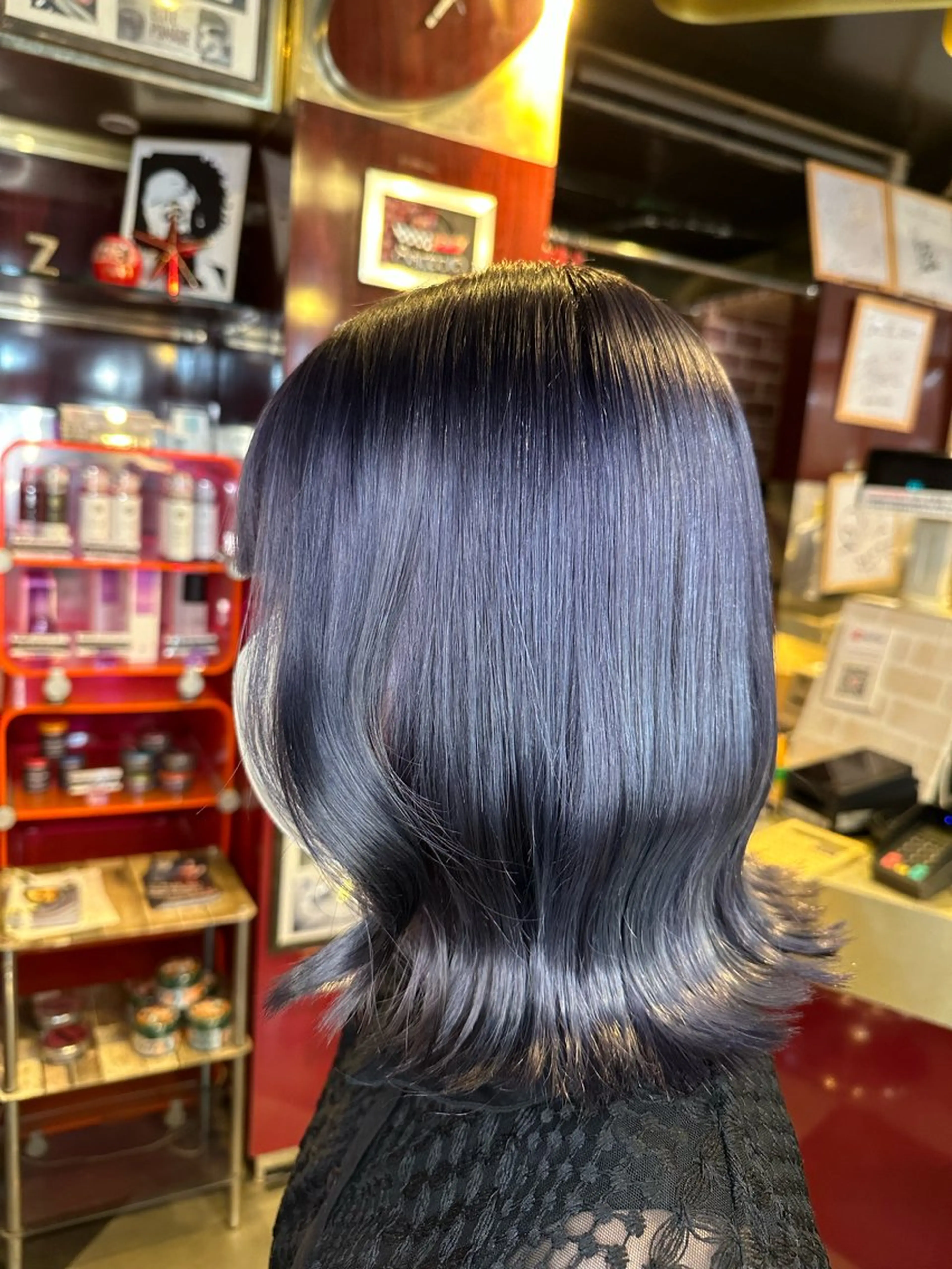 カラー シルバー カット ヘアカラー トリートメント カット/ピンク/ ラベンダー/長谷恵花のヘアスタイル