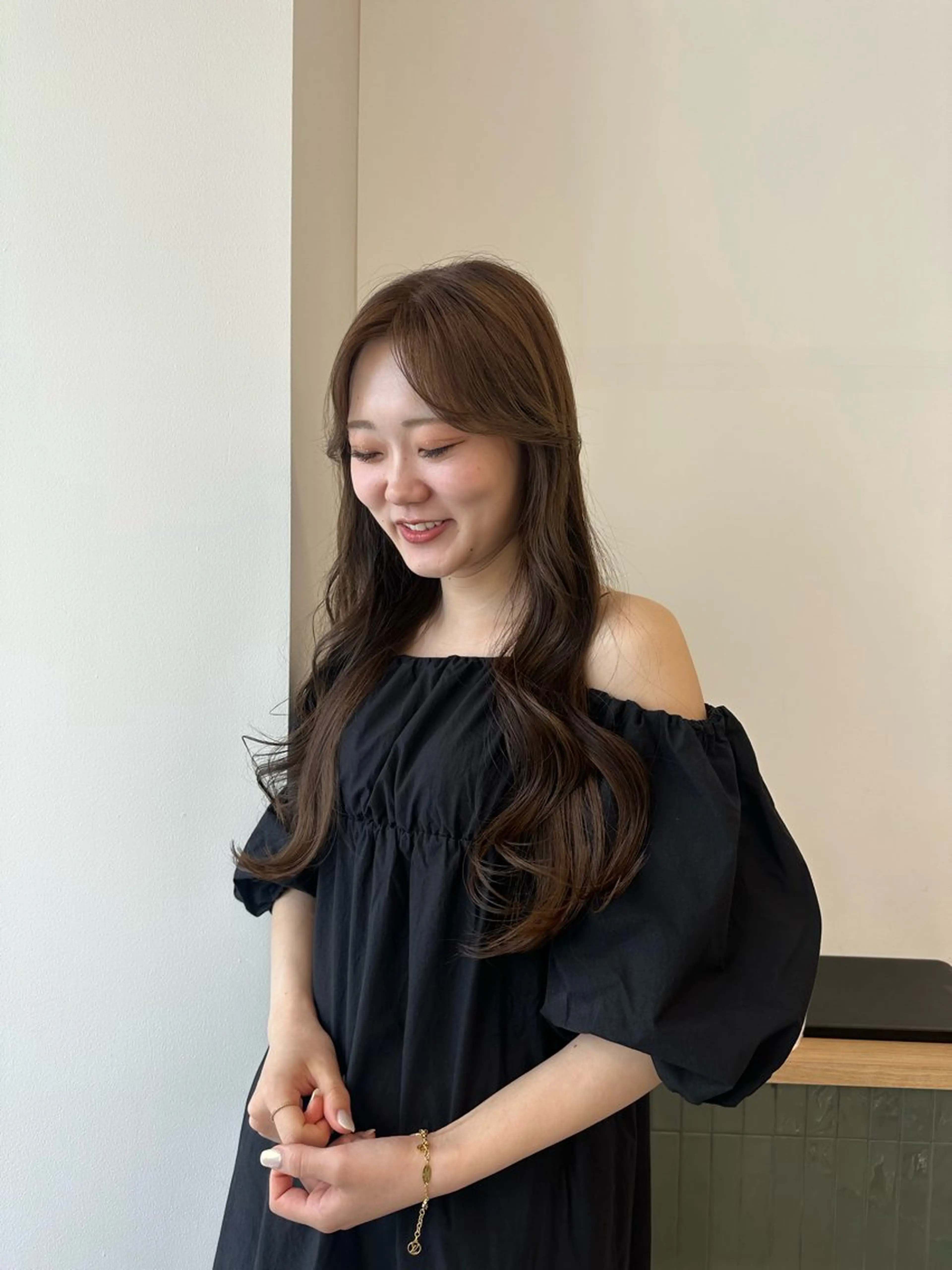 ロング カラー キッズ カット ヘアカラー トリートメント オトナヘア🌿 harukaのヘアスタイル