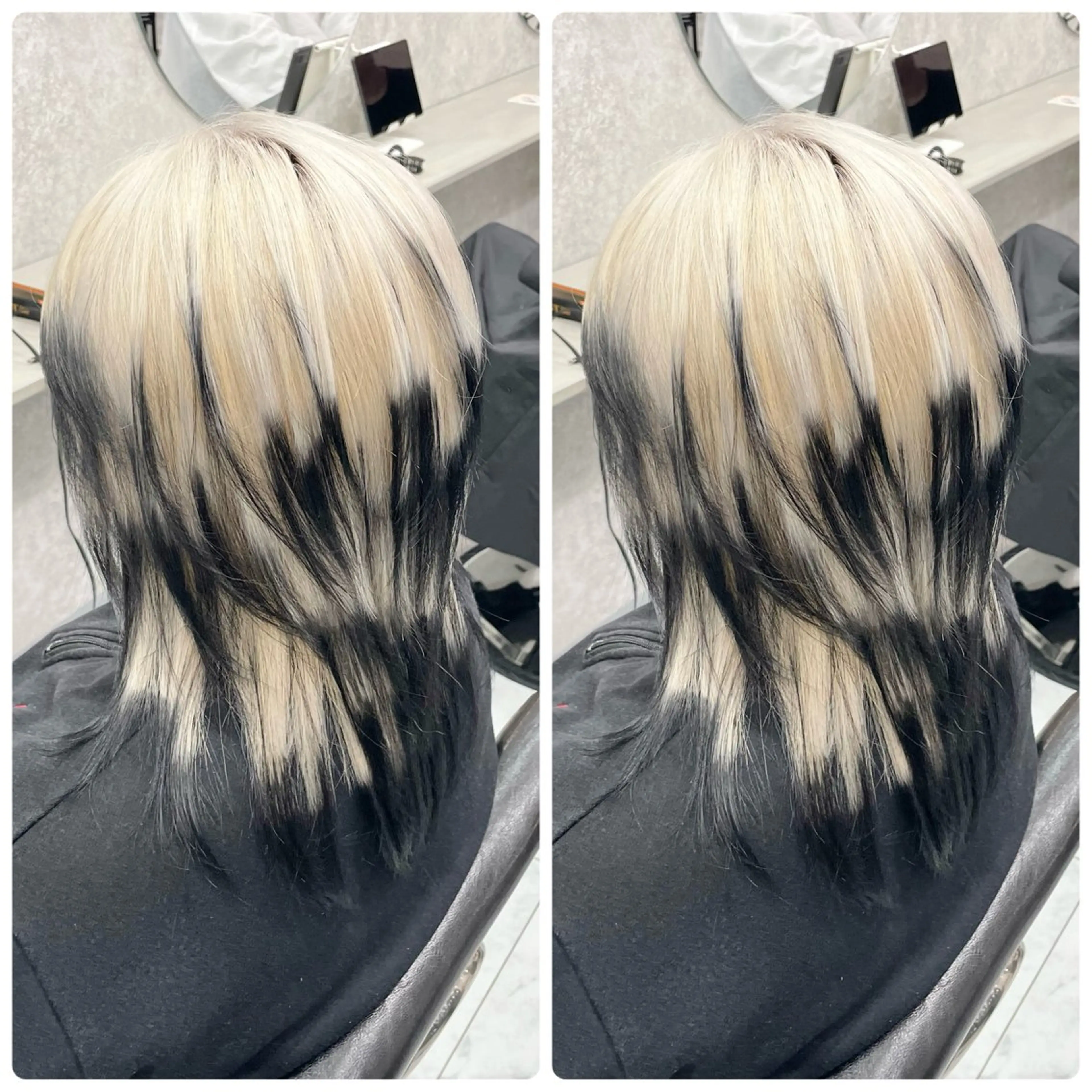 ミディアム 🦋ハイトーン🦋 石山 希理🦋のヘアスタイル