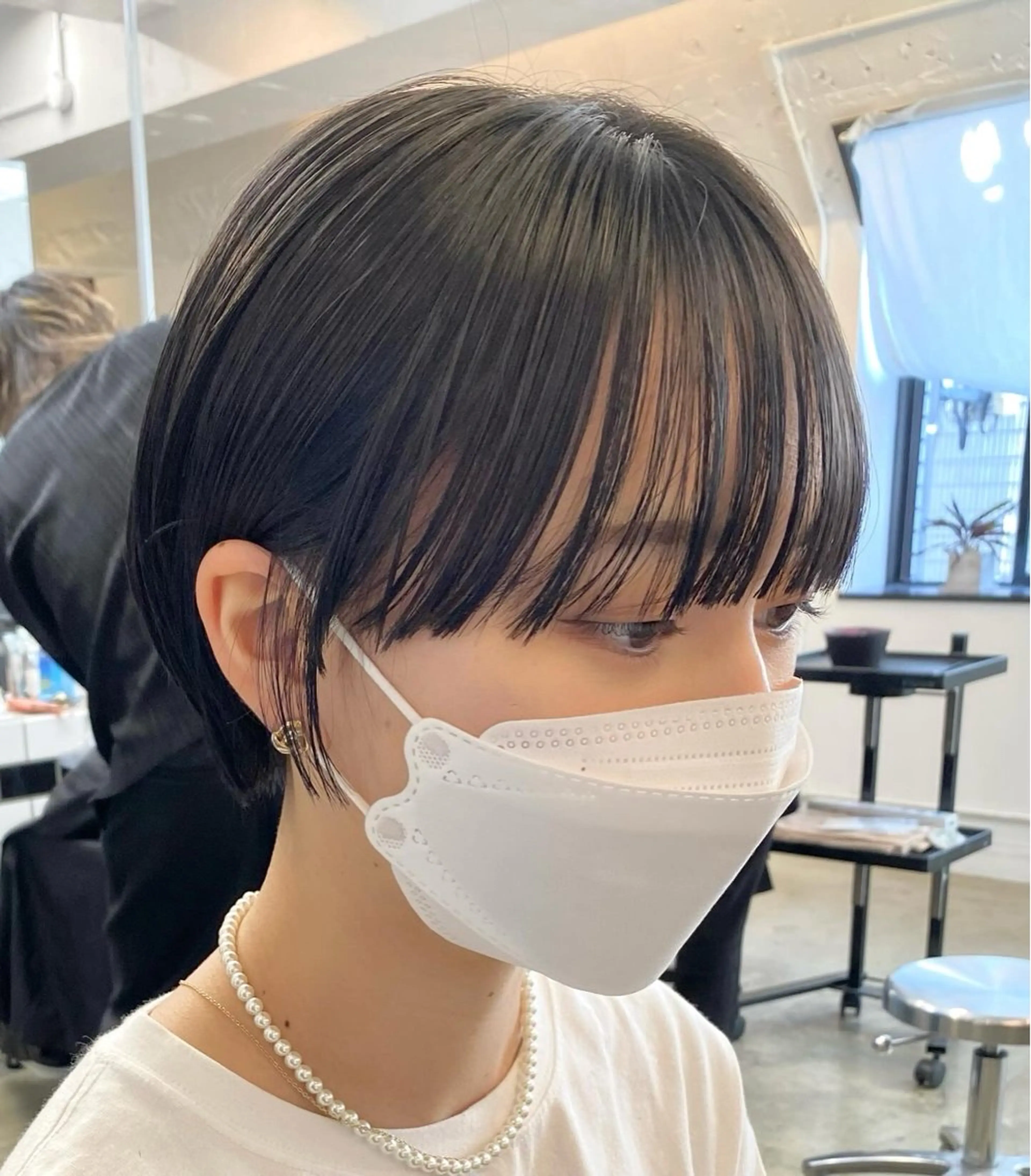 ショート カラー カット ヘアカラー トリートメント salowin三丁目所属・🟩白髪ぼかし/ ショート/ボブ/大司のヘアスタイル