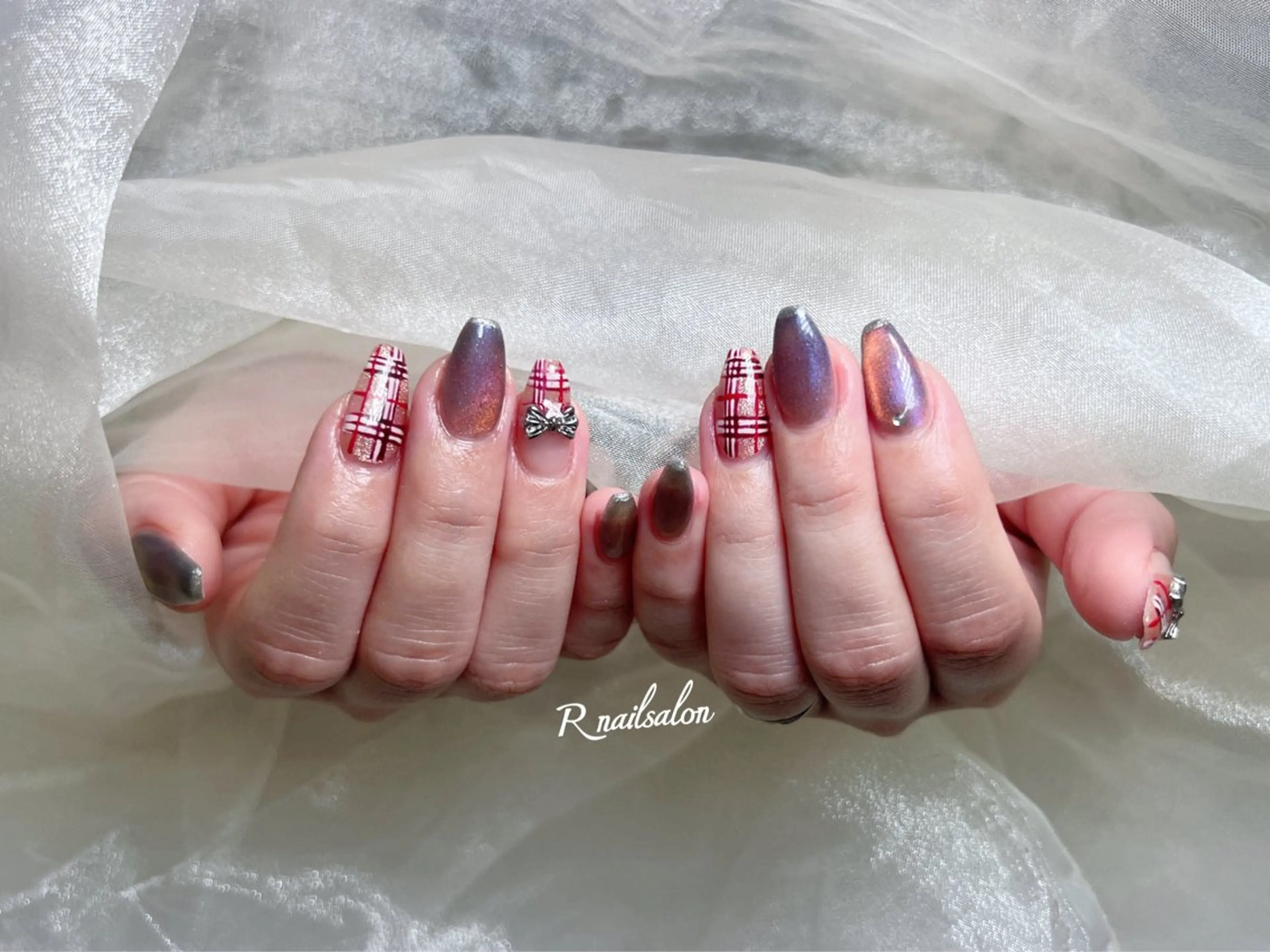 セミロング ハンドネイル R NAILSALONのネイルデザイン