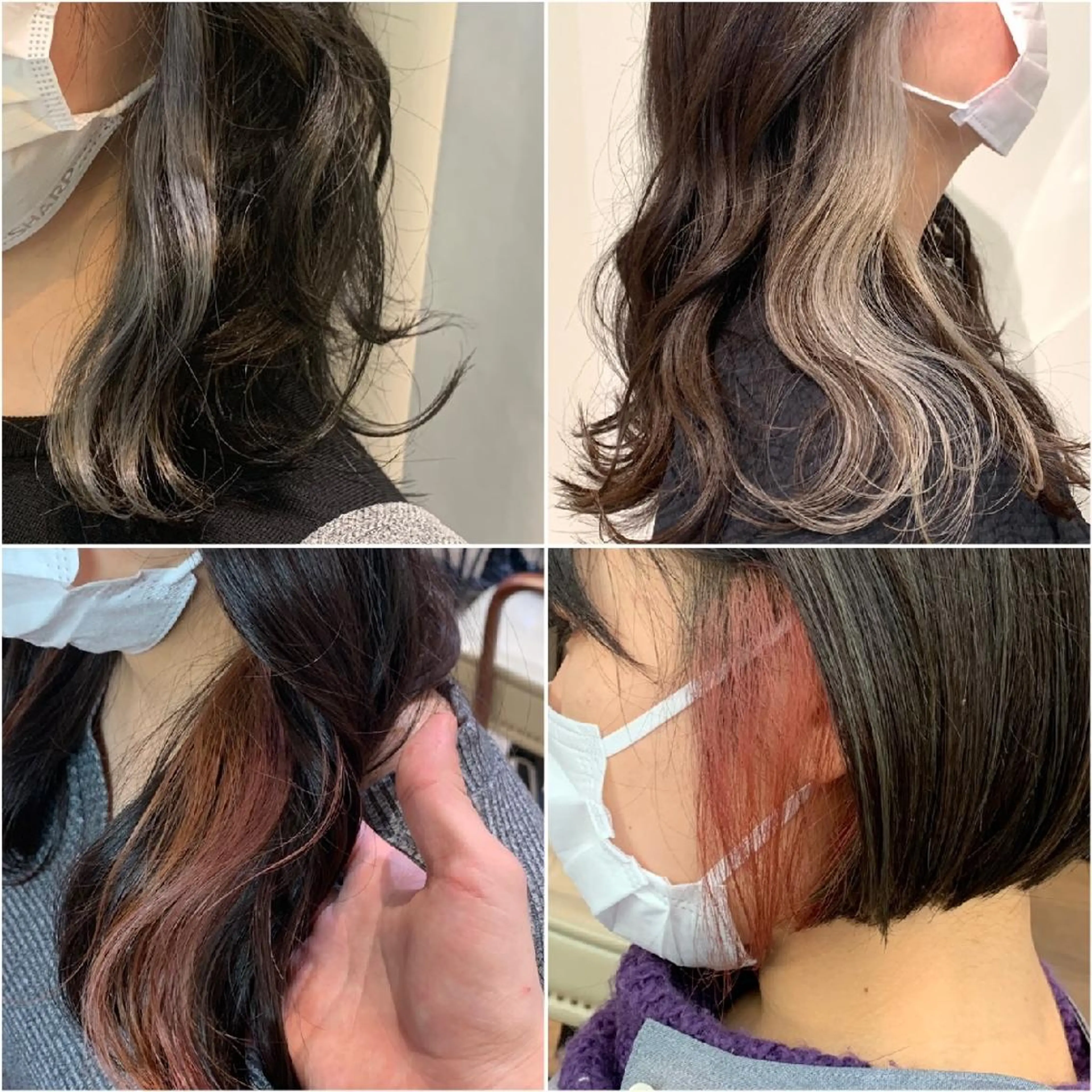 ショート ヘアアレンジ カラー ベージュカラー インナーカラー カット ヘアカラー トリートメント salowin新宿三丁目店所属・🖤小顔ボブ/ウルフ レイヤー🖤山本諒のヘアスタイル