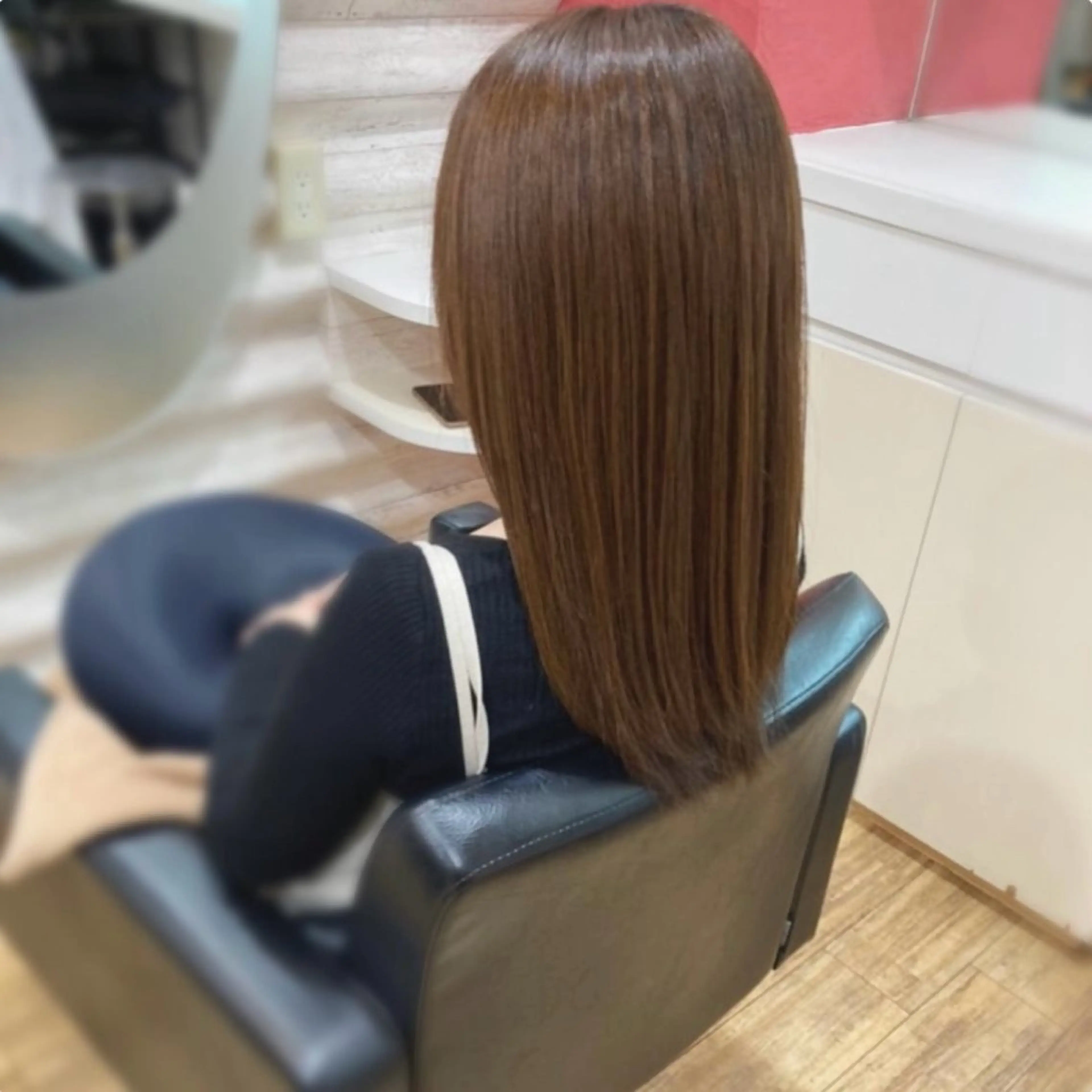 ロング カラー 髪質改善 ヘアカラー トリートメント ダメージ毛が艶髪に 『ケア特化店』KONのヘアスタイル