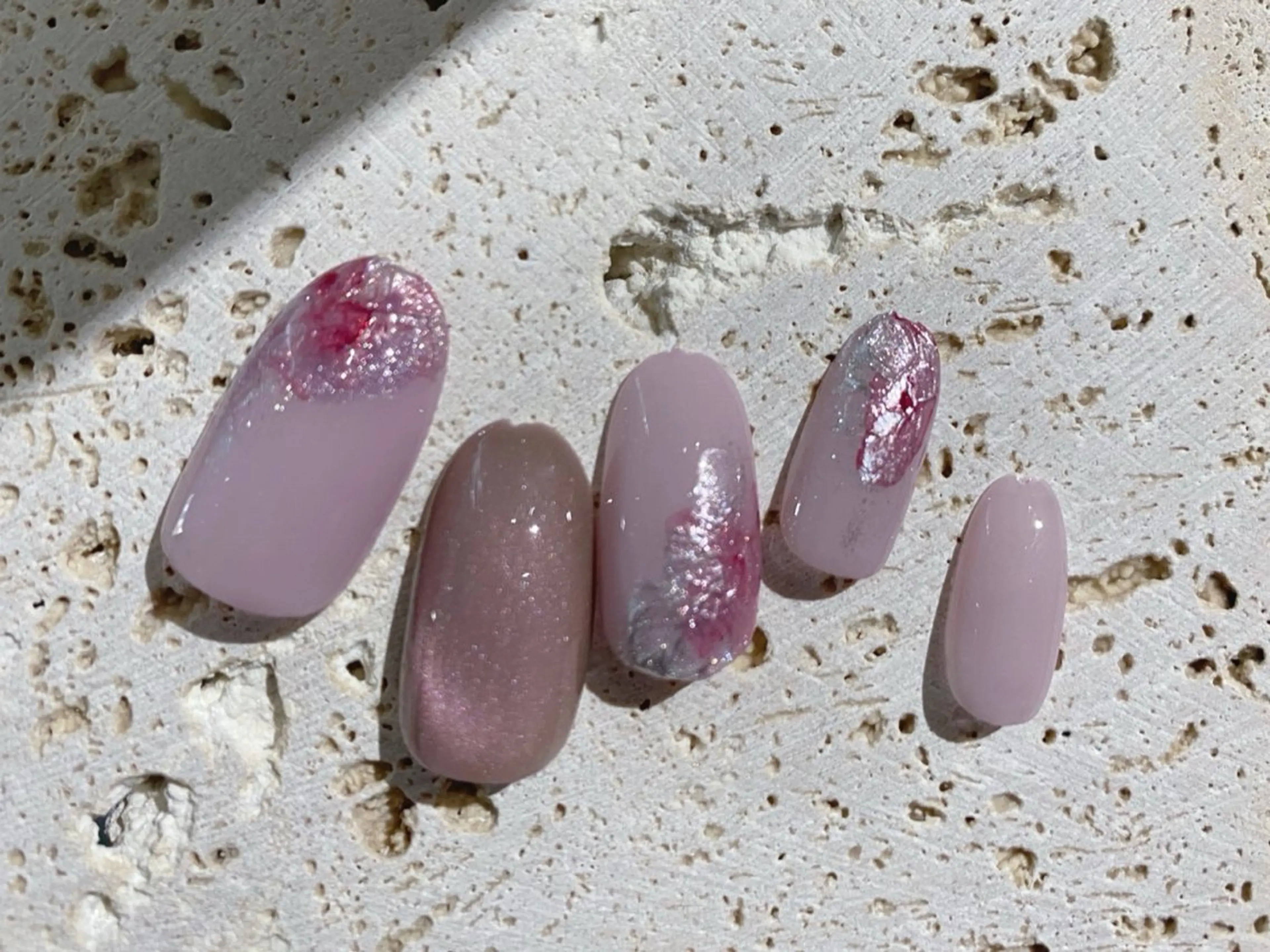 ネイル ニュアンスネイル シンプルネイル ハンドネイル nailsalon Única　ウニカのネイルデザイン