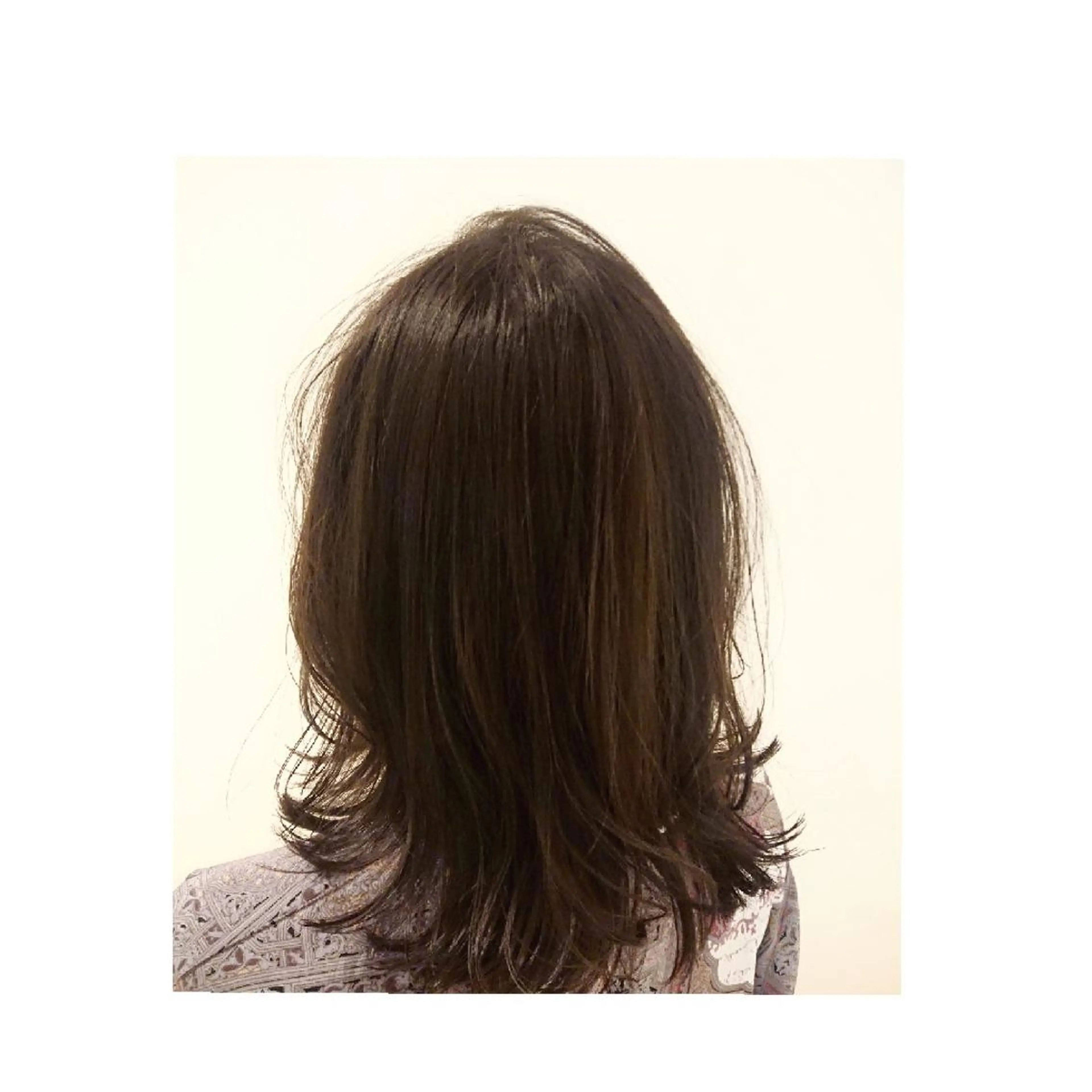 カラー セミロング ヘアアレンジ カット トリートメント ◎モチマル チアキ◎のヘアスタイル