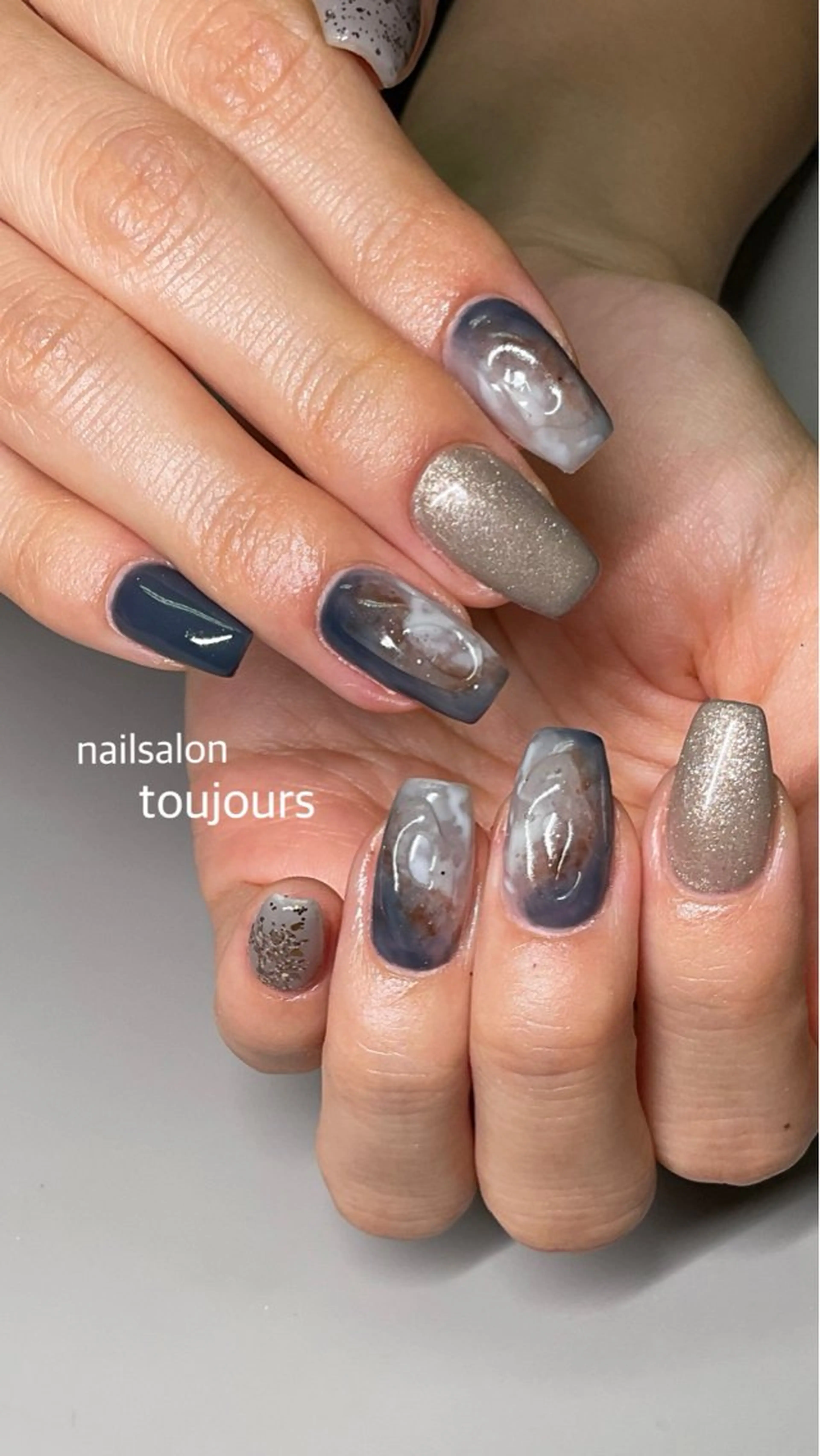 ネイル 京都市右京区太秦ネイルサロン『toujours-ﾄｩｼﾞﾕ-ﾙ』所属・ネイルサロン トゥジュールのネイルデザイン
