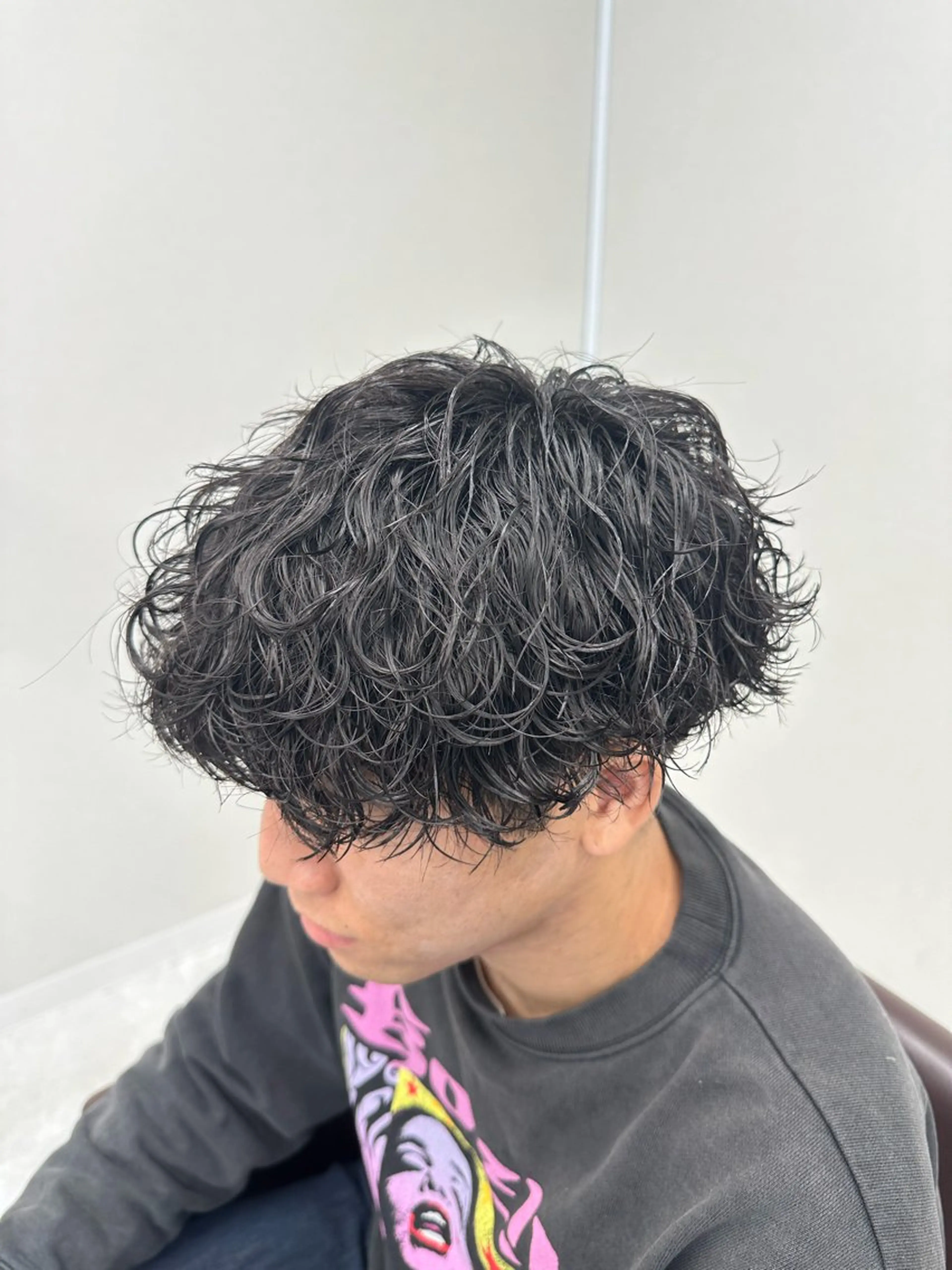 パーマ メンズ カット パーマ ニュアンス/フェザー /ウルフ/伶馬のヘアスタイル