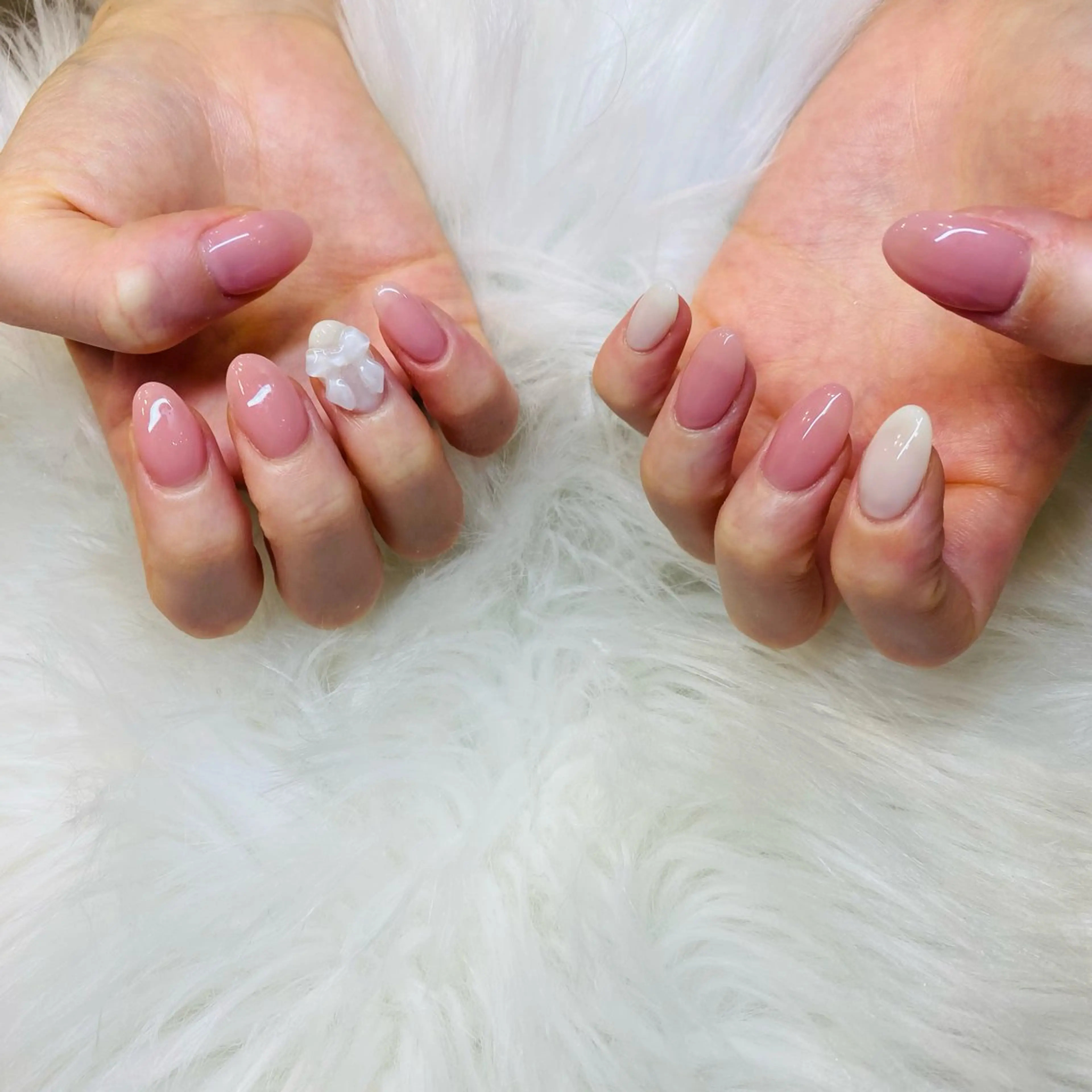 ミディアム ハンドネイル HANA まいさのネイルデザイン