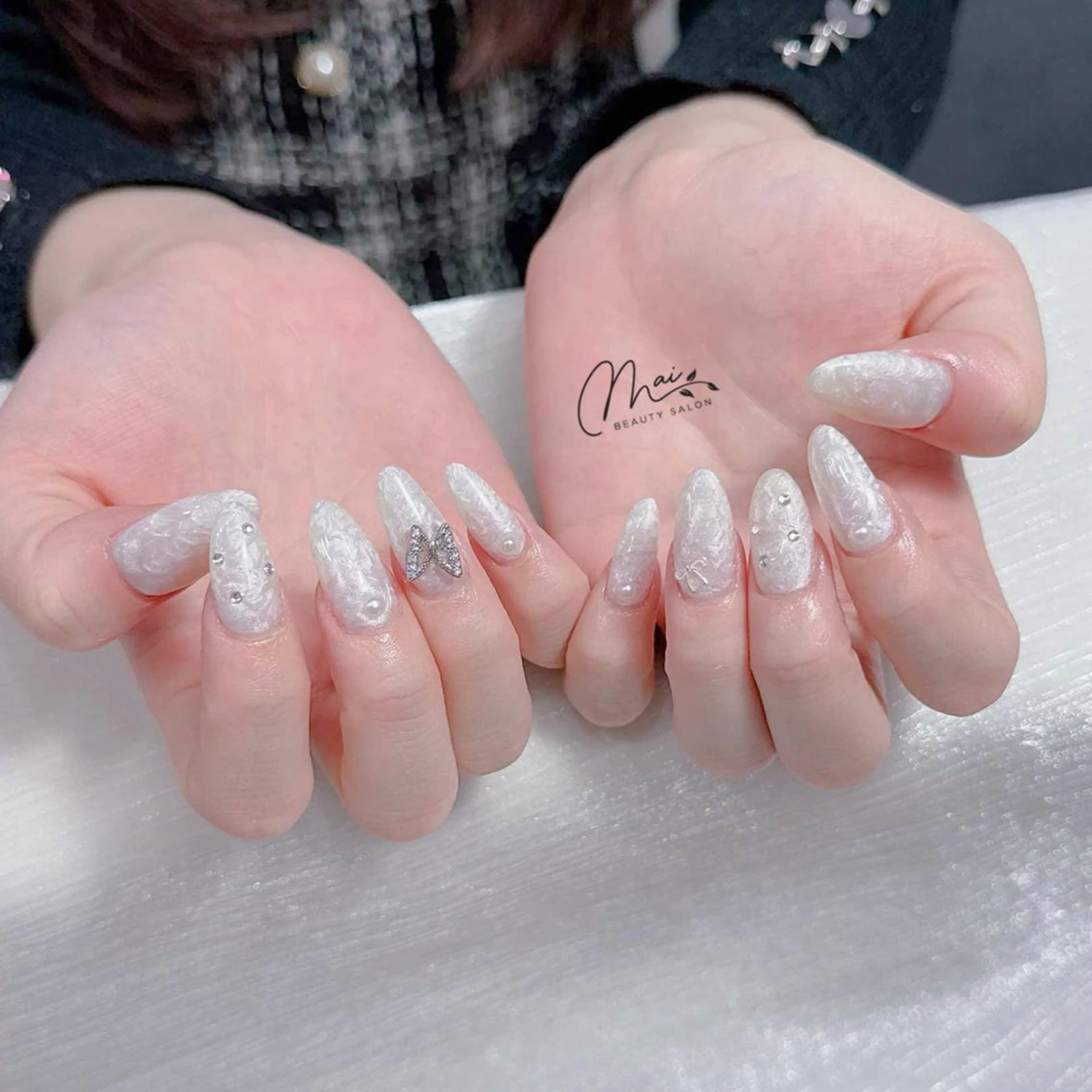 ネイル フットネイル ジェルネイル マグネットネイル パラジェル ワンホンネイル MaiBeauty DanHiのネイルデザイン