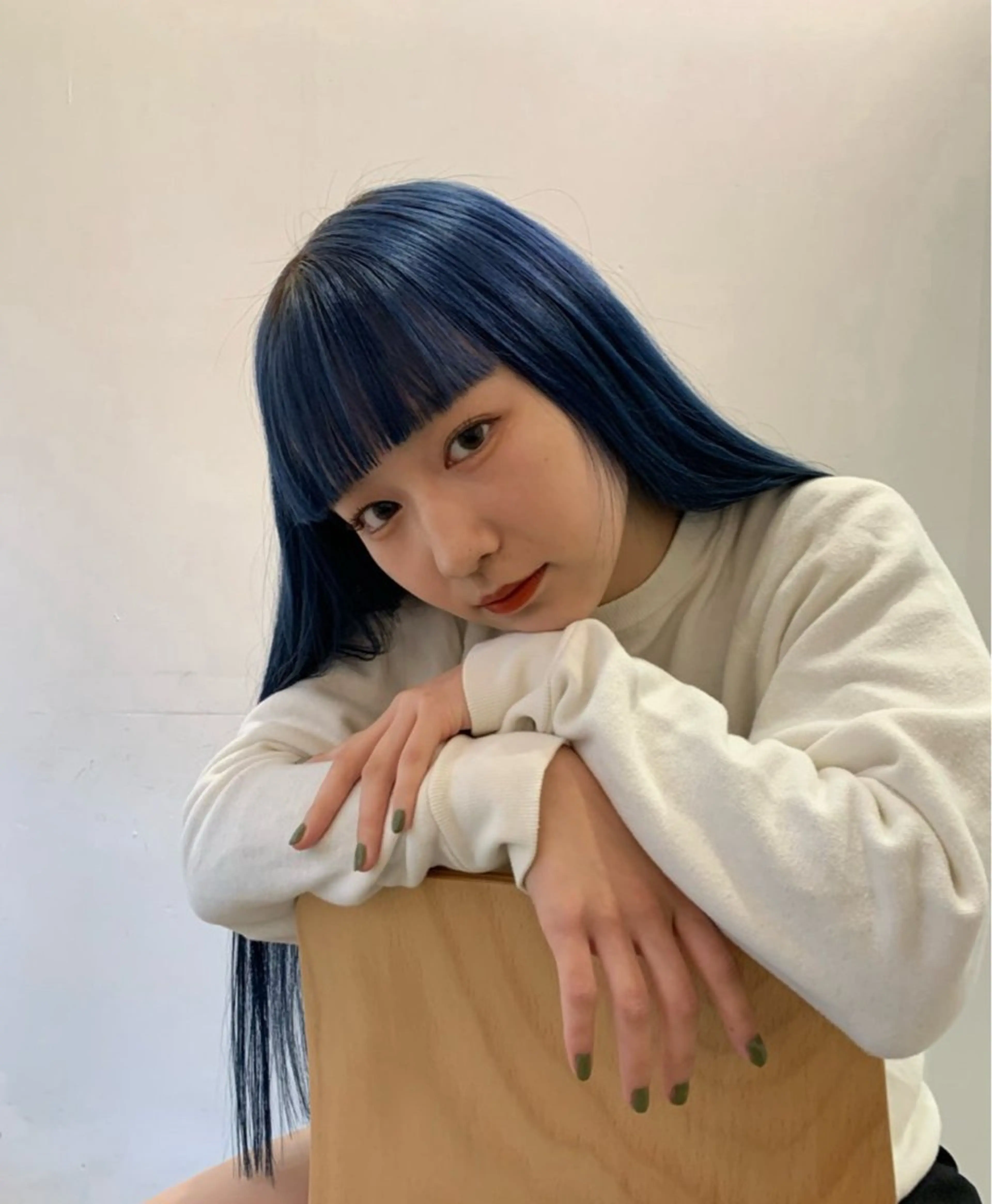 ロング ヘアカラー トリートメント Tsukasa/ 透明感 　寒色カラーのヘアスタイル