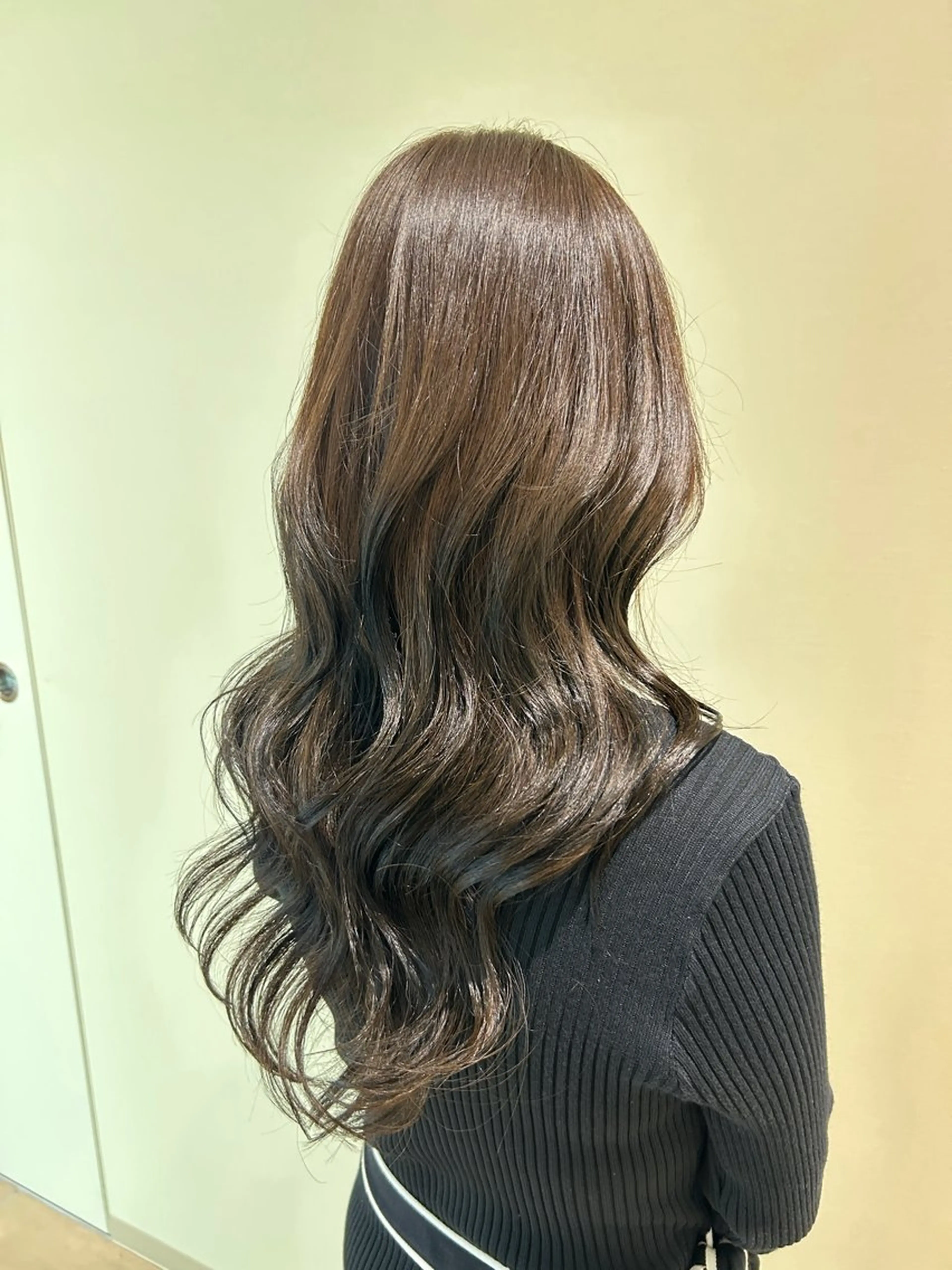 ロング カラー カット ヘアカラー トリートメント 赤みなし透明感カラー 🩶RION🦋のヘアスタイル