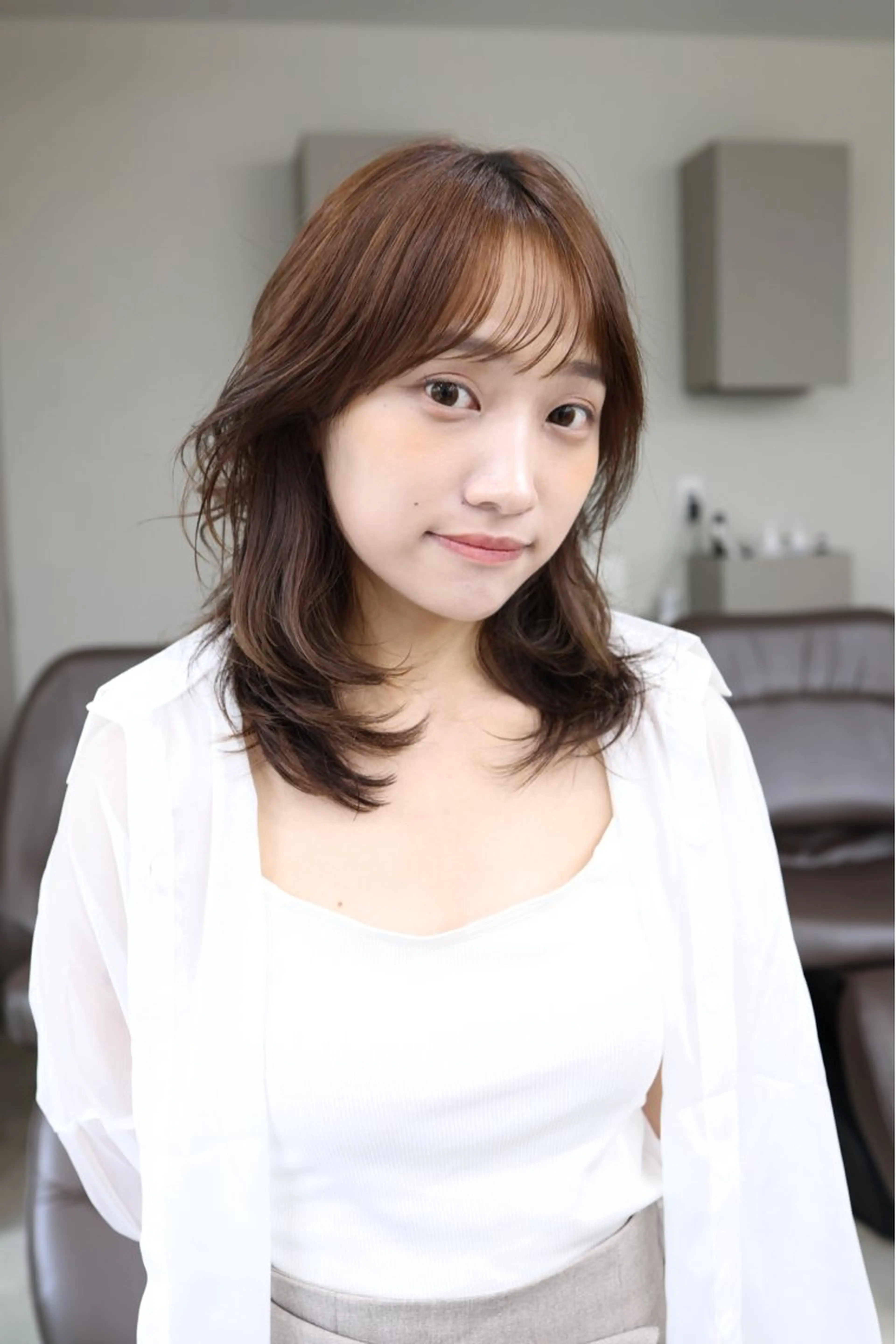 ミディアム 透明感カラー🎨 磯部拓磨のヘアスタイル