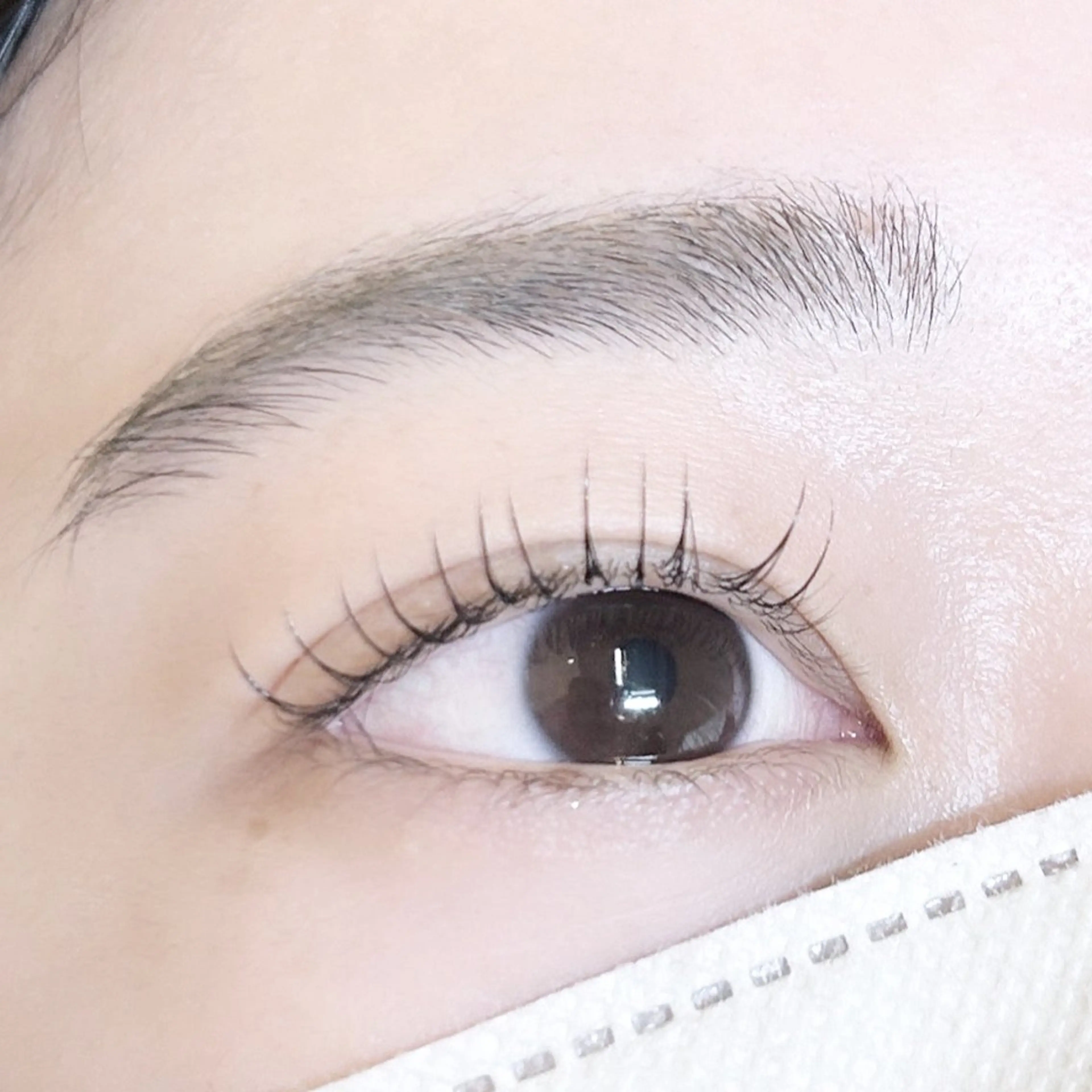 マツエク・マツパ フラットラッシュ ナチュラル eight eye aimuのマツエク・マツパデザイン