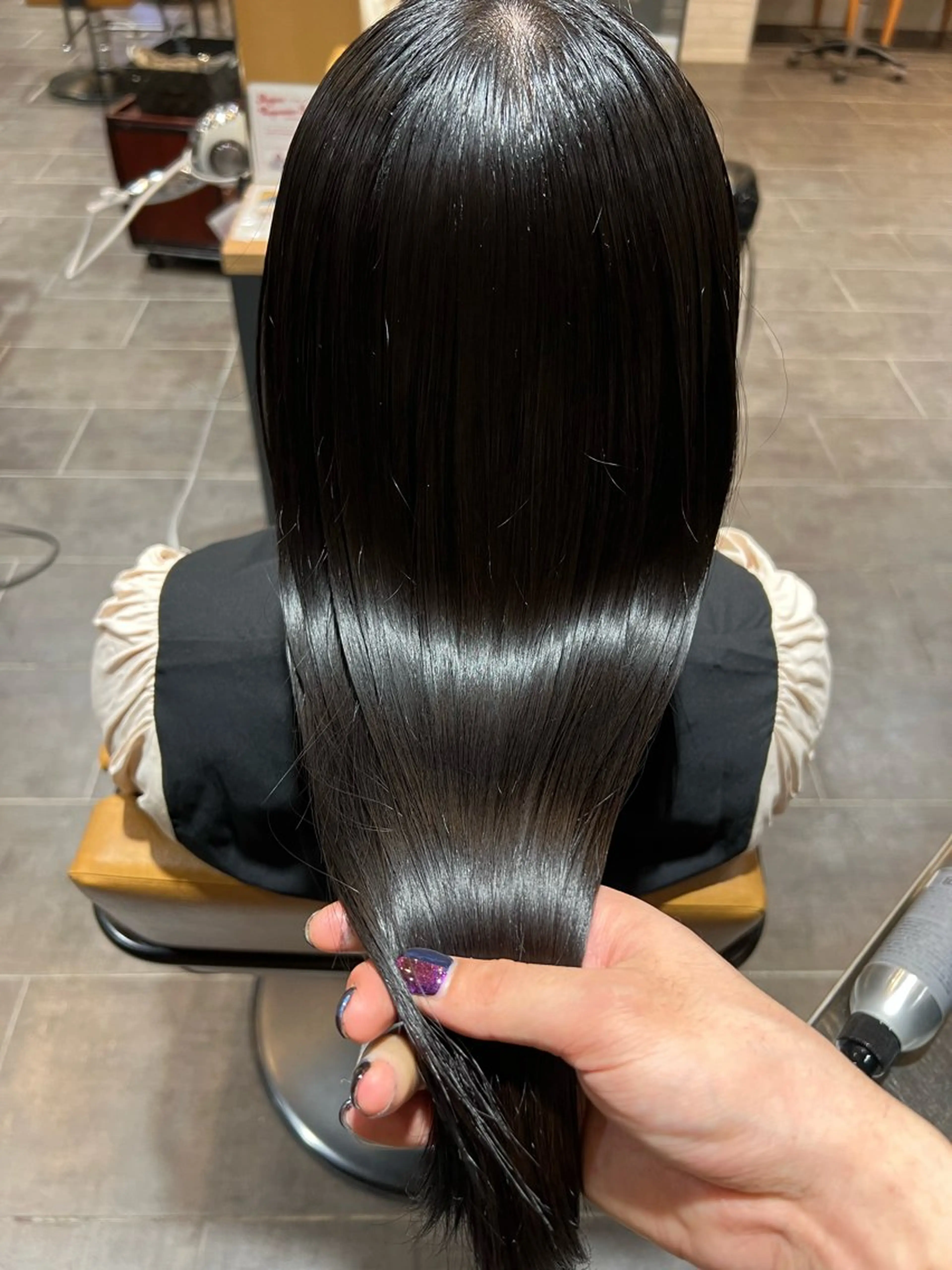 ロング カラー 髪質改善 トリートメント ツヤ髪の匠 山本晃太のヘアスタイル