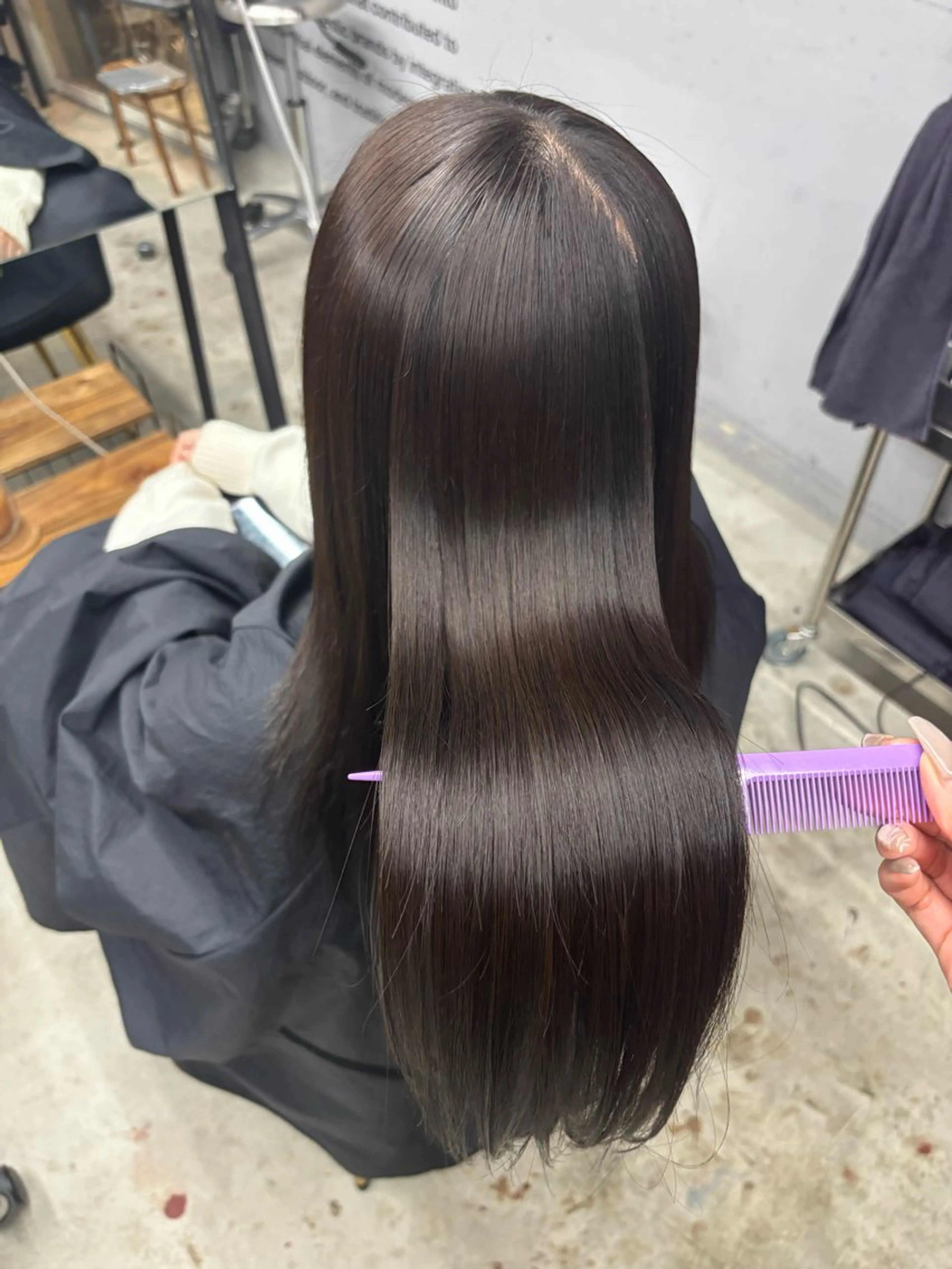 ロング 縮毛矯正 🦋SHUKA🦋 モデル募集中のヘアスタイル