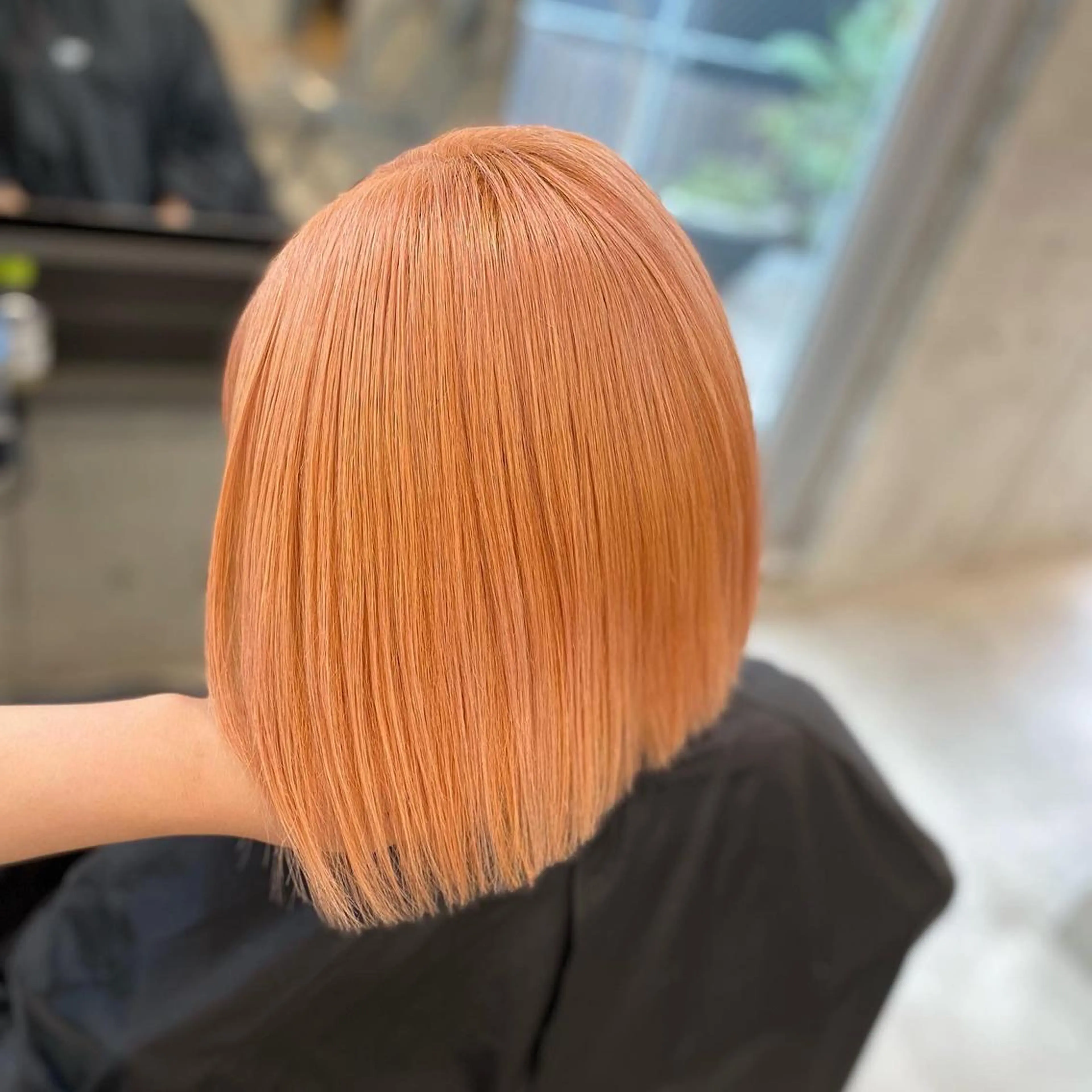 ミディアム カラー ヘアアレンジ カット ヘアカラー mina 🌷のヘアスタイル