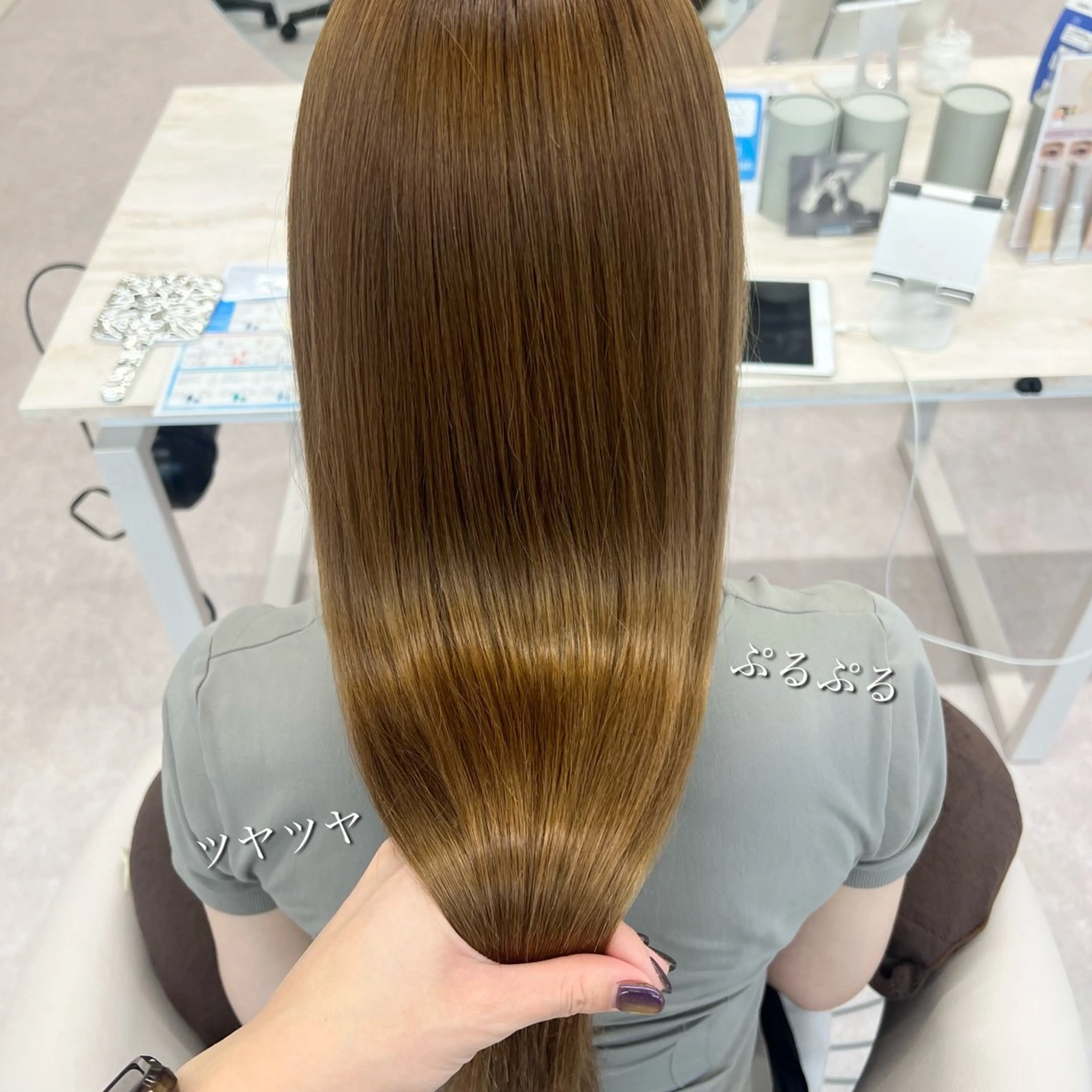 ロング カラー カット ヘアカラー トリートメント 美髪矯正/髪質改善/ 艶髪🤍伊藤梨紗のヘアスタイル