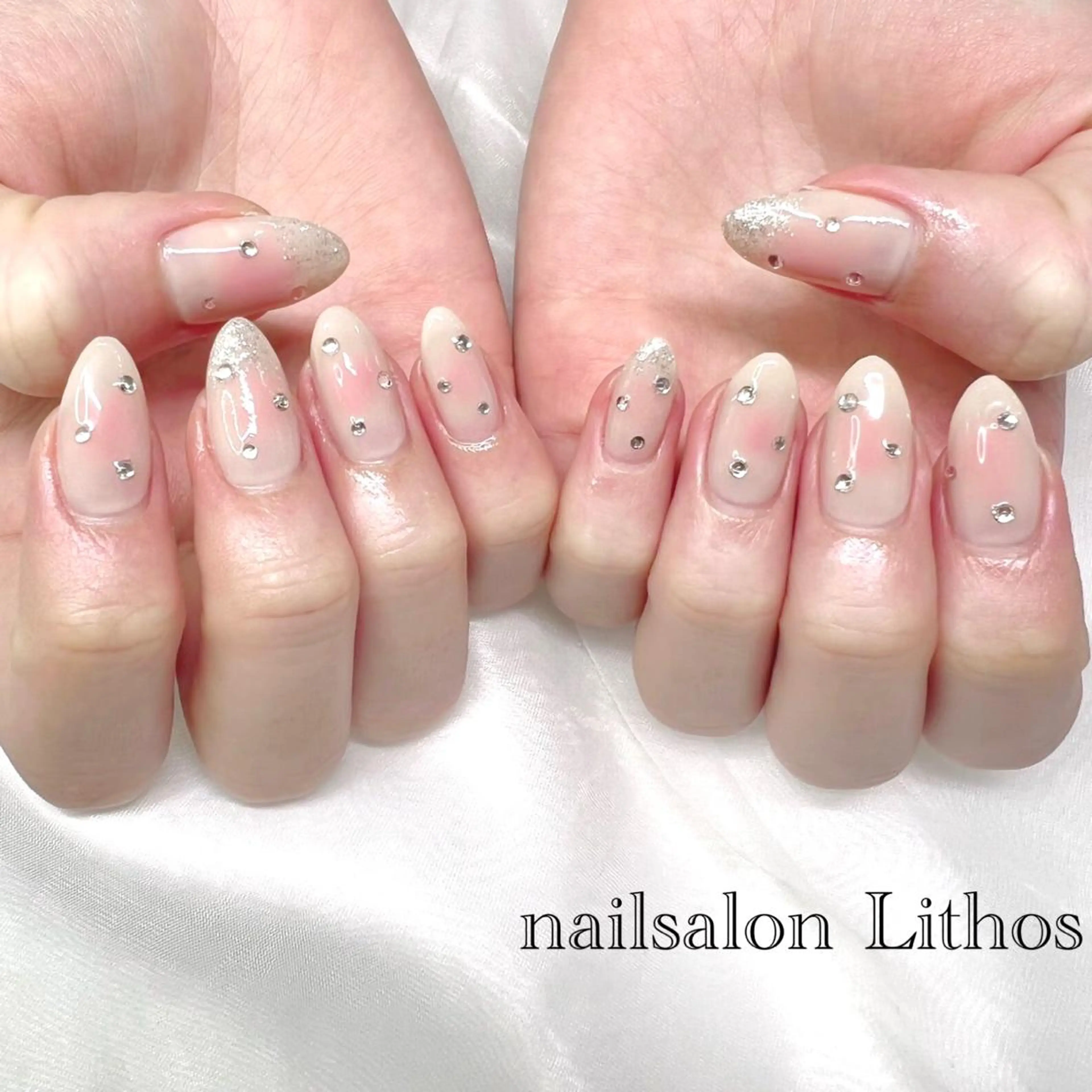 ネイル チークネイル ハンドネイル nailsalon Lithos所属・nailsalon Recontreのネイルデザイン