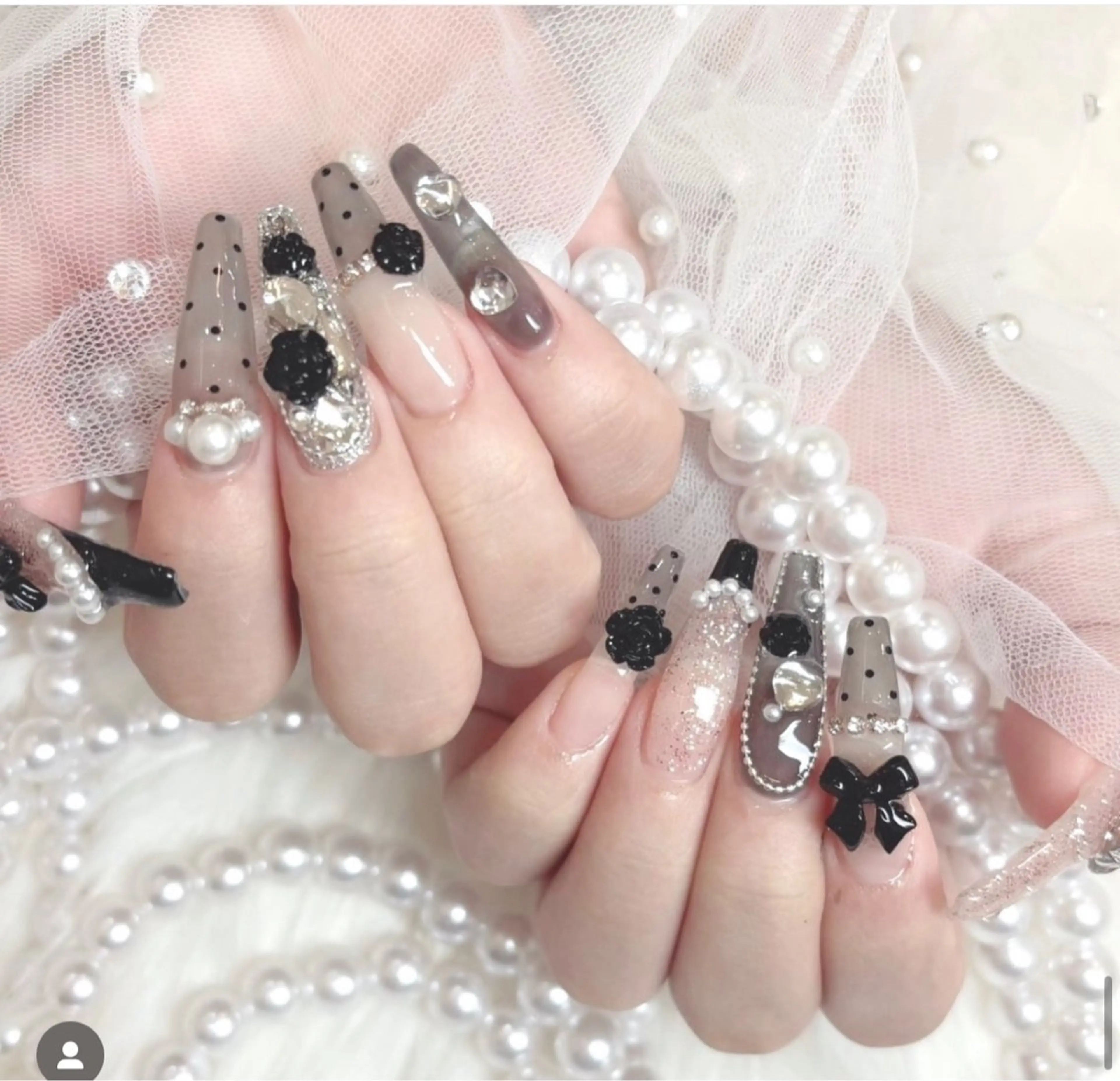 ネイル ジェルネイル 韓国ネイル マグネットネイル ネイルチップ 冬ネイル Lenie Nailのネイルデザイン