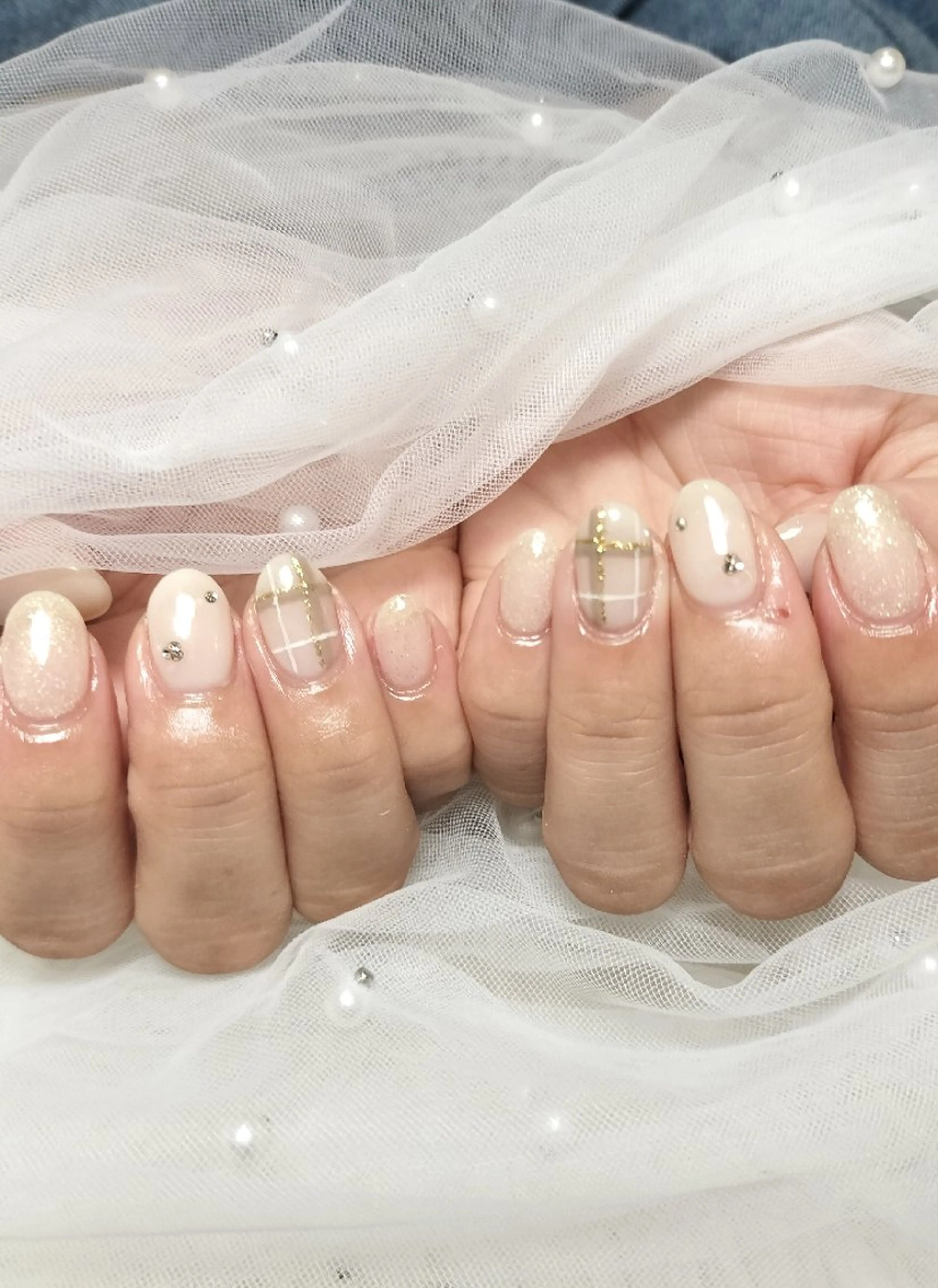 ネイル ショートネイル ハンドネイル MAKI🎀Nail 堺筋本町/心斎橋のネイルデザイン