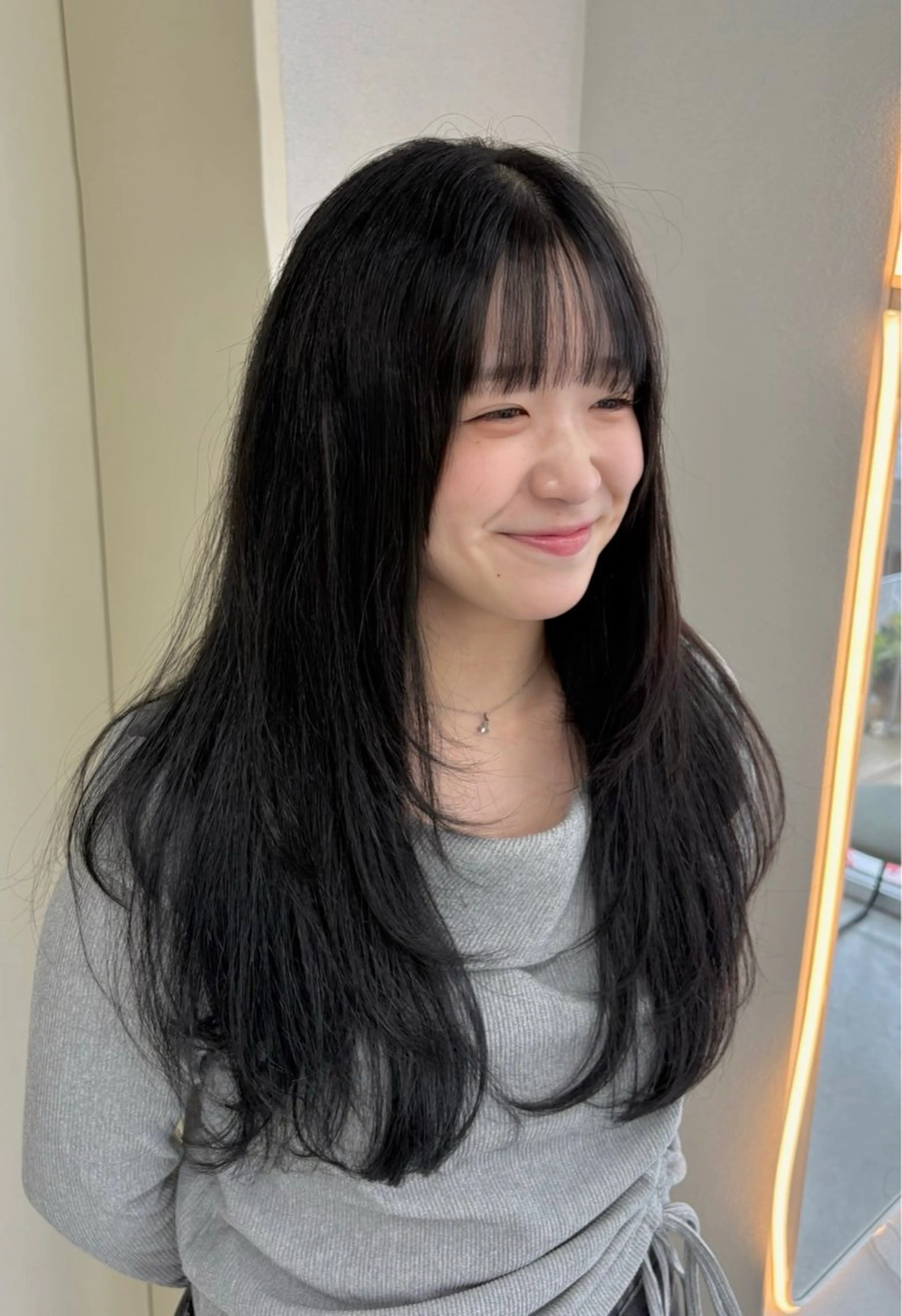 ロング カラー カット ヘアカラー 韓国レイヤー🇰🇷 福澤　和嗣のヘアスタイル