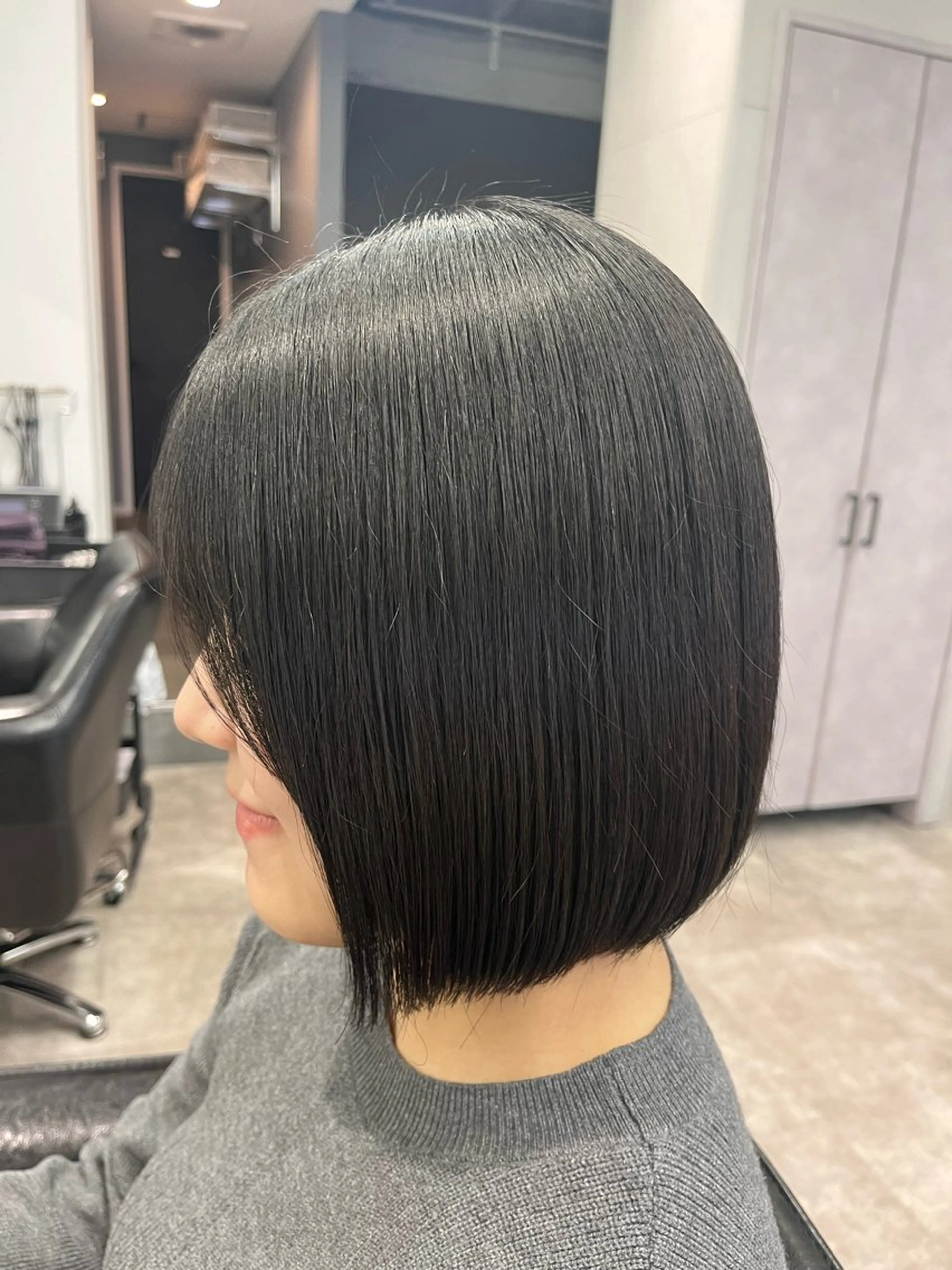 ショート ボブ ボブ/透明感カラー/ 髪質改善/🌙/ルナのヘアスタイル