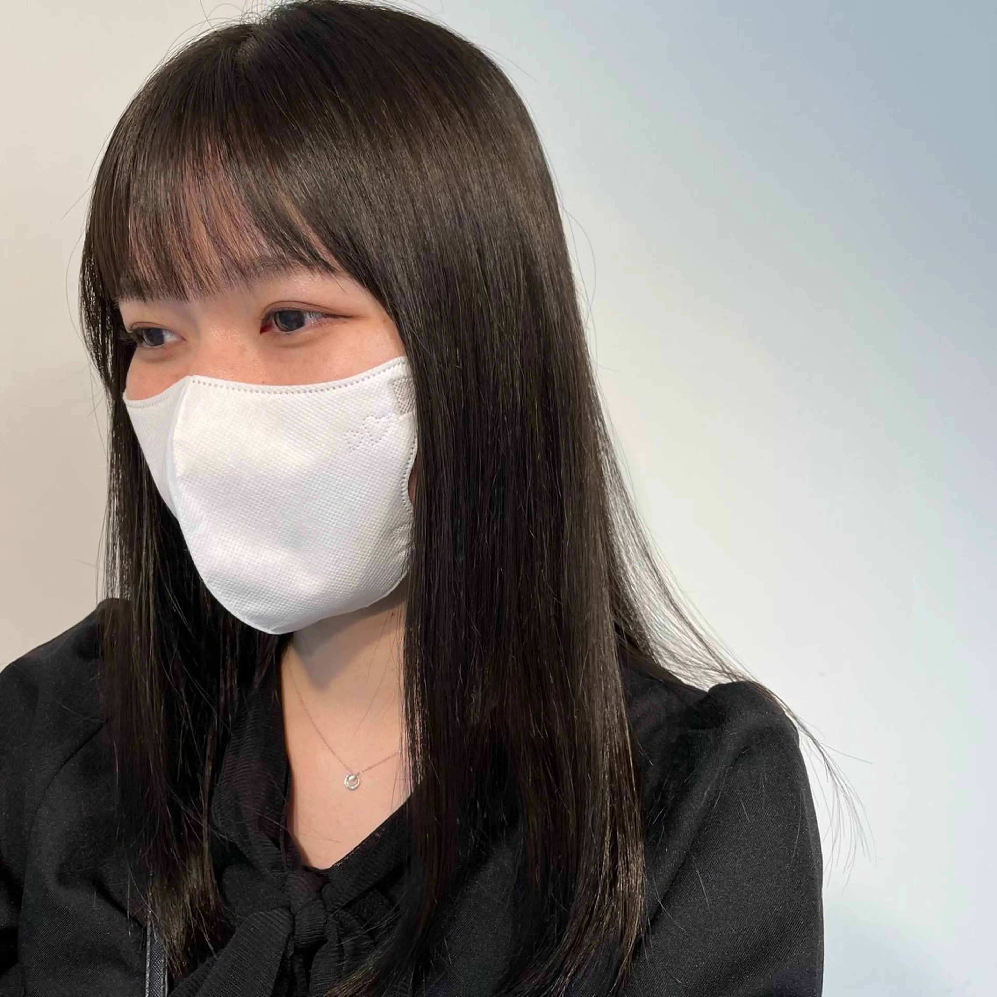 ロング カラー 顔周りカット 🍮中山詩乃🍮顔 まわりデザイン◎のヘアスタイル