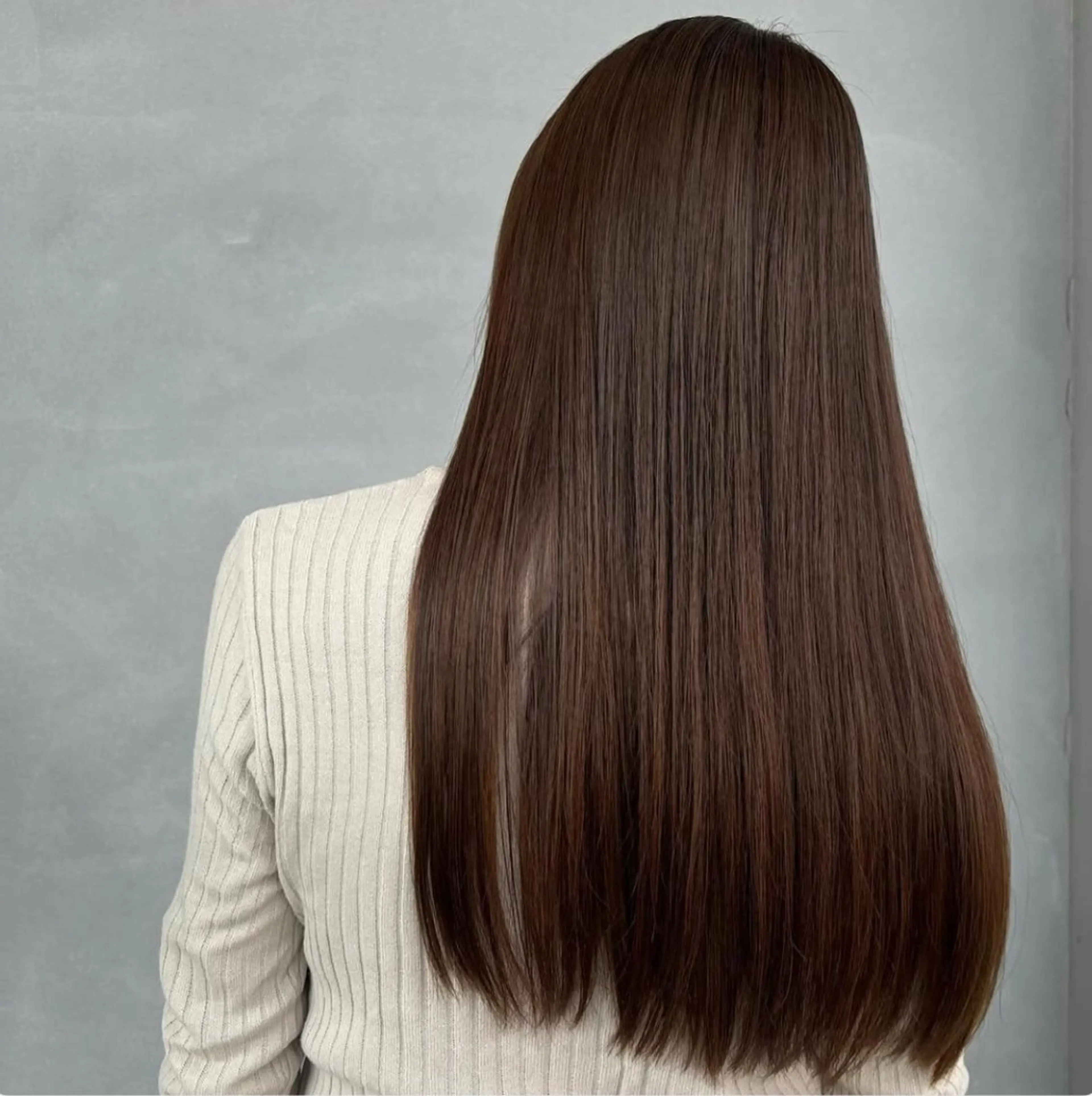 ロング カラー 髪質改善 カット ヘアカラー 縮毛矯正 トリートメント nagi所属・透明感／髪質改善 ／ 千種／りかのヘアスタイル