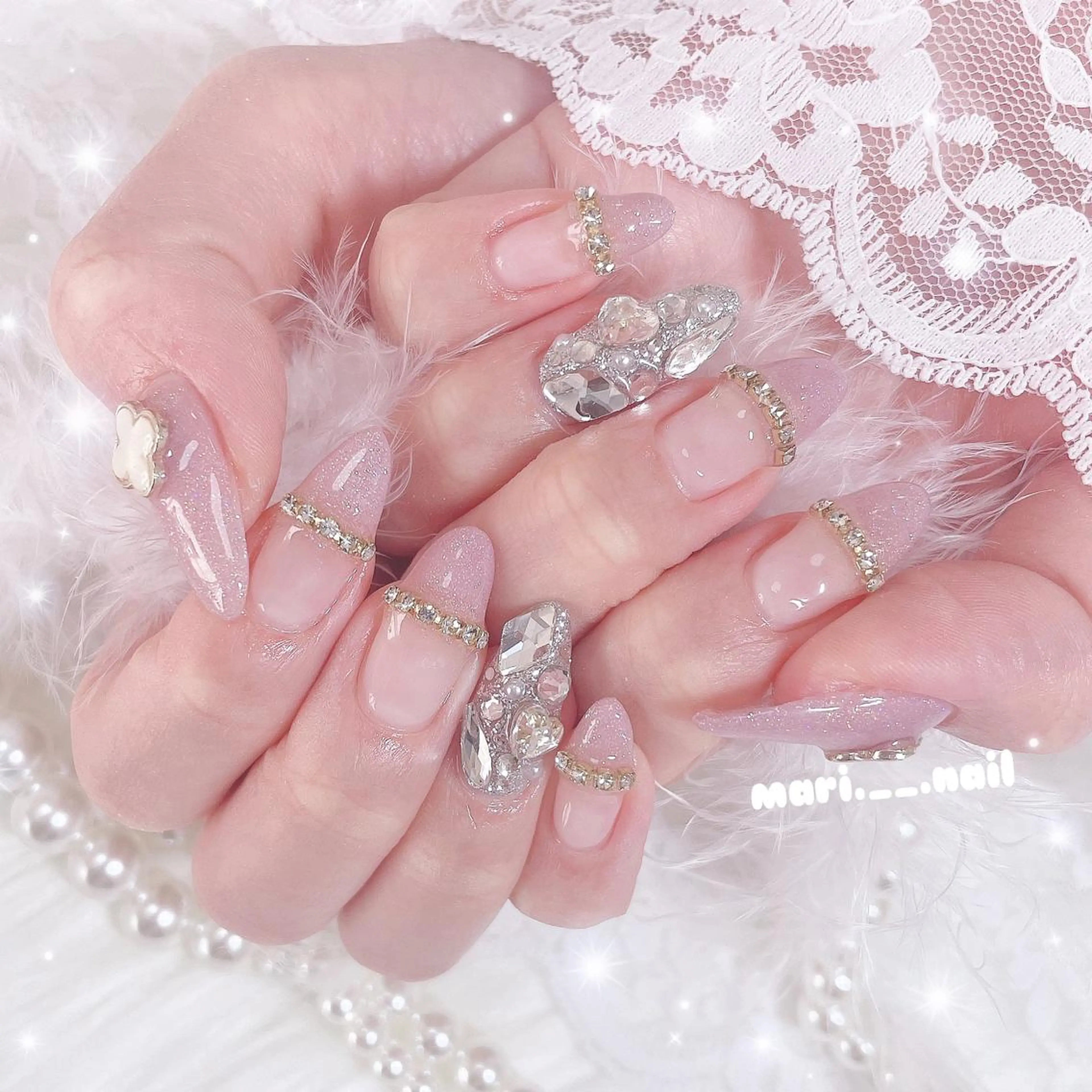 ネイル 🎀 Mayu 🎀痛ネイルのネイルデザイン