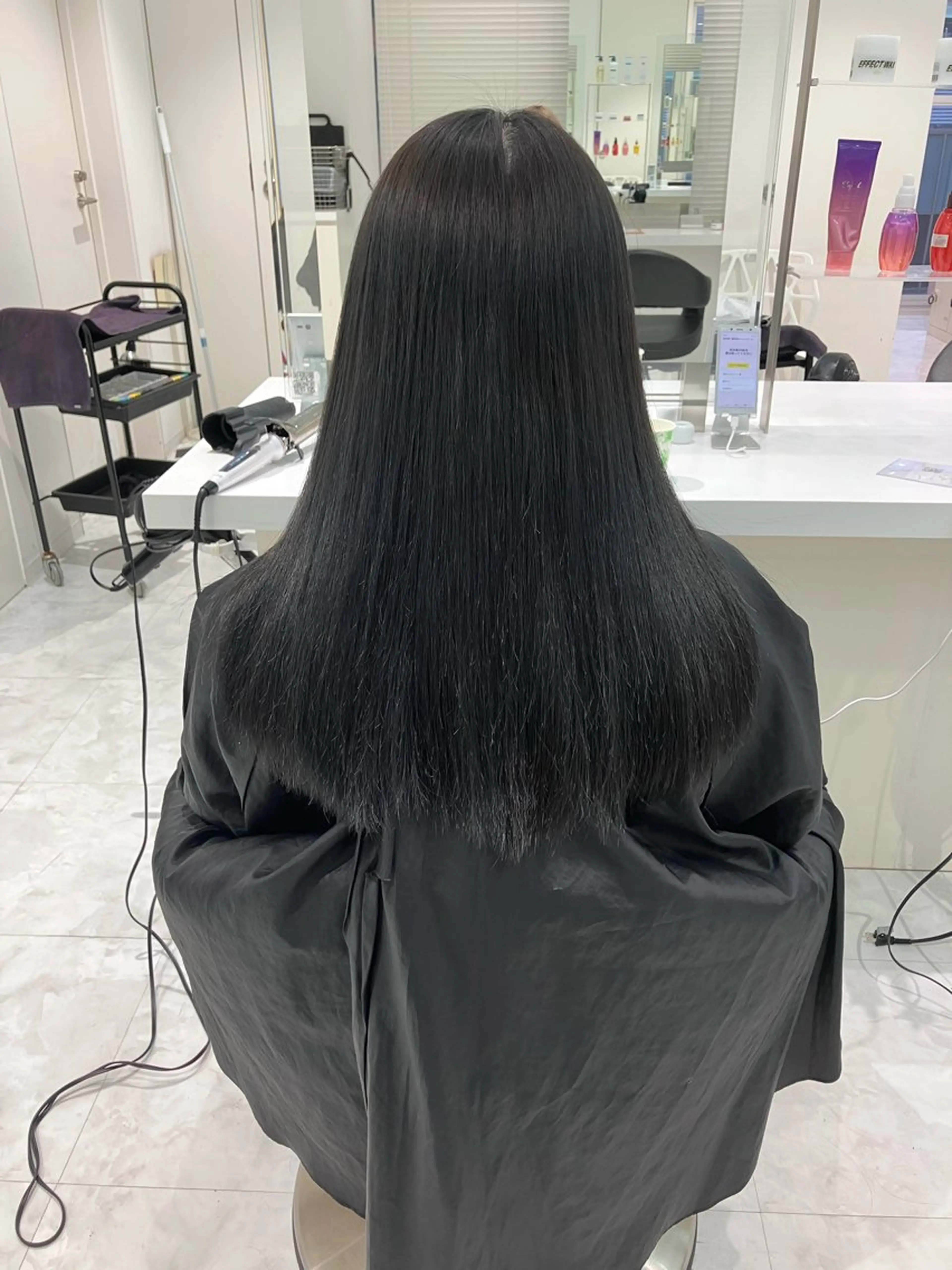 ロング カラー ヘアアレンジ 🫧透明感ラベンダー 似合わせ🫧あい🫧のヘアスタイル