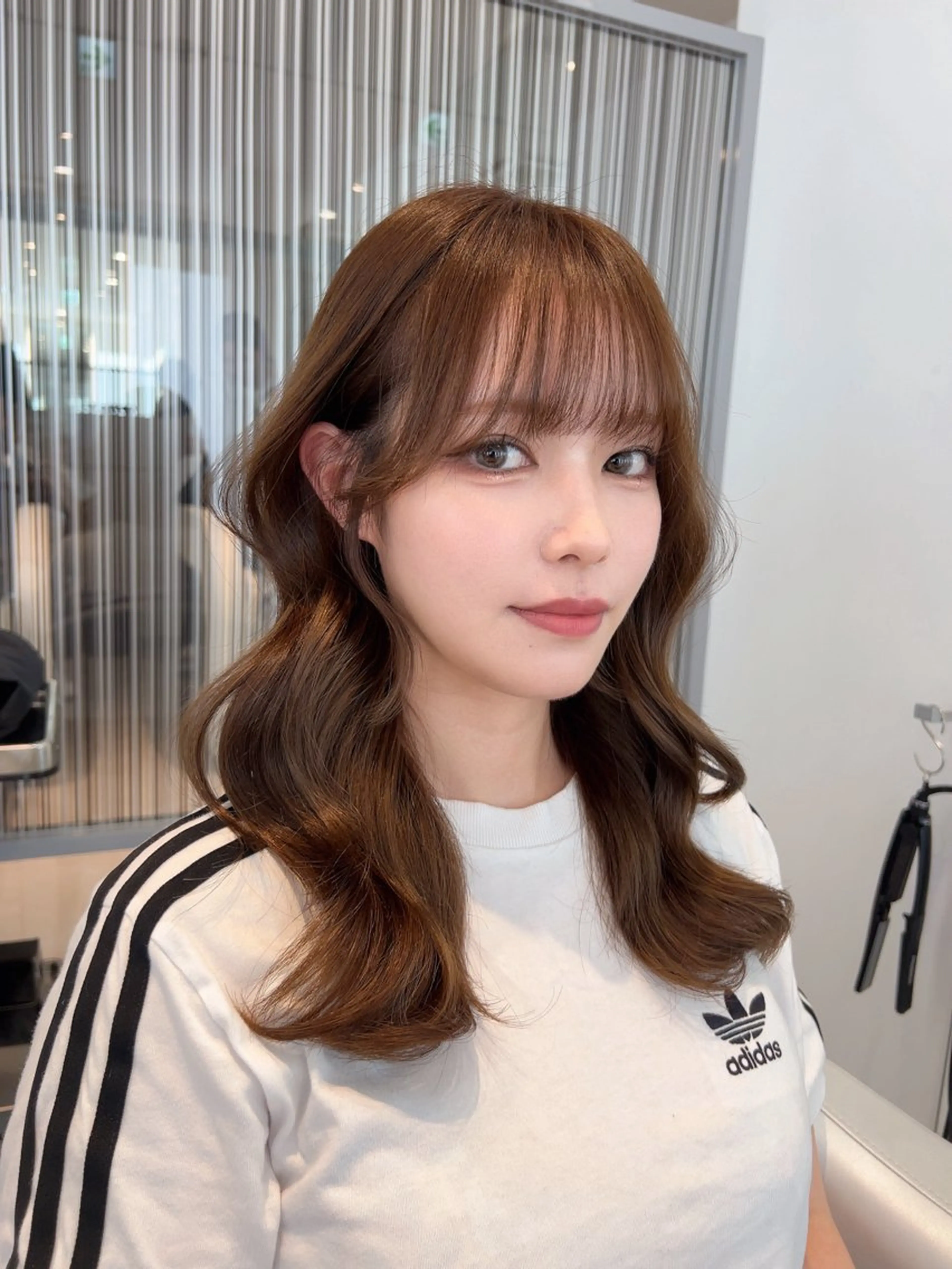 ミディアム カット ヘアカラー トリートメント ✨上品可愛い 時短艶髪/後藤✨のヘアスタイル